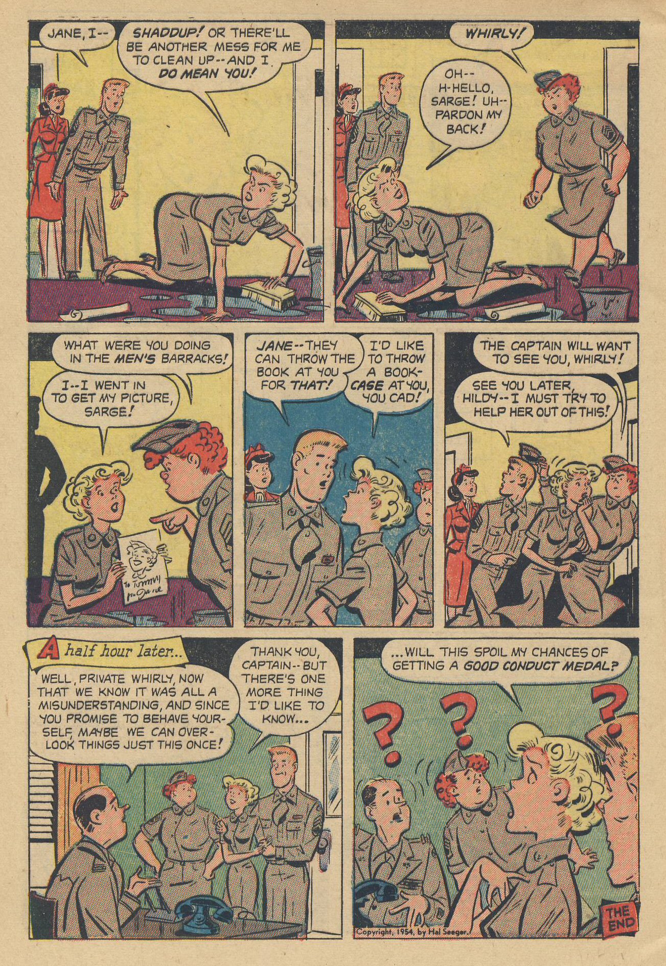 Read online G. I. Jane (1953) comic -  Issue #6 - 8