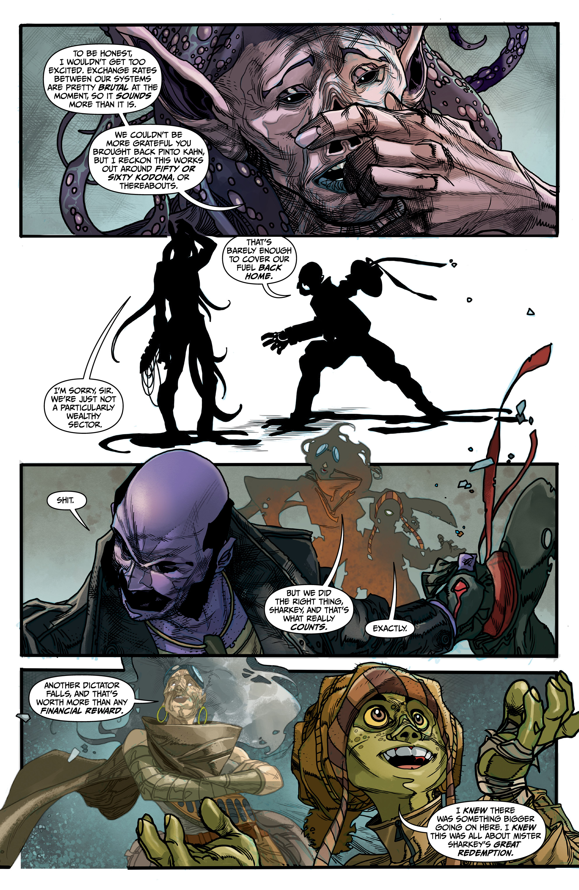 Read online Sharkey the Bounty Hunter comic -  Issue #6 - 12