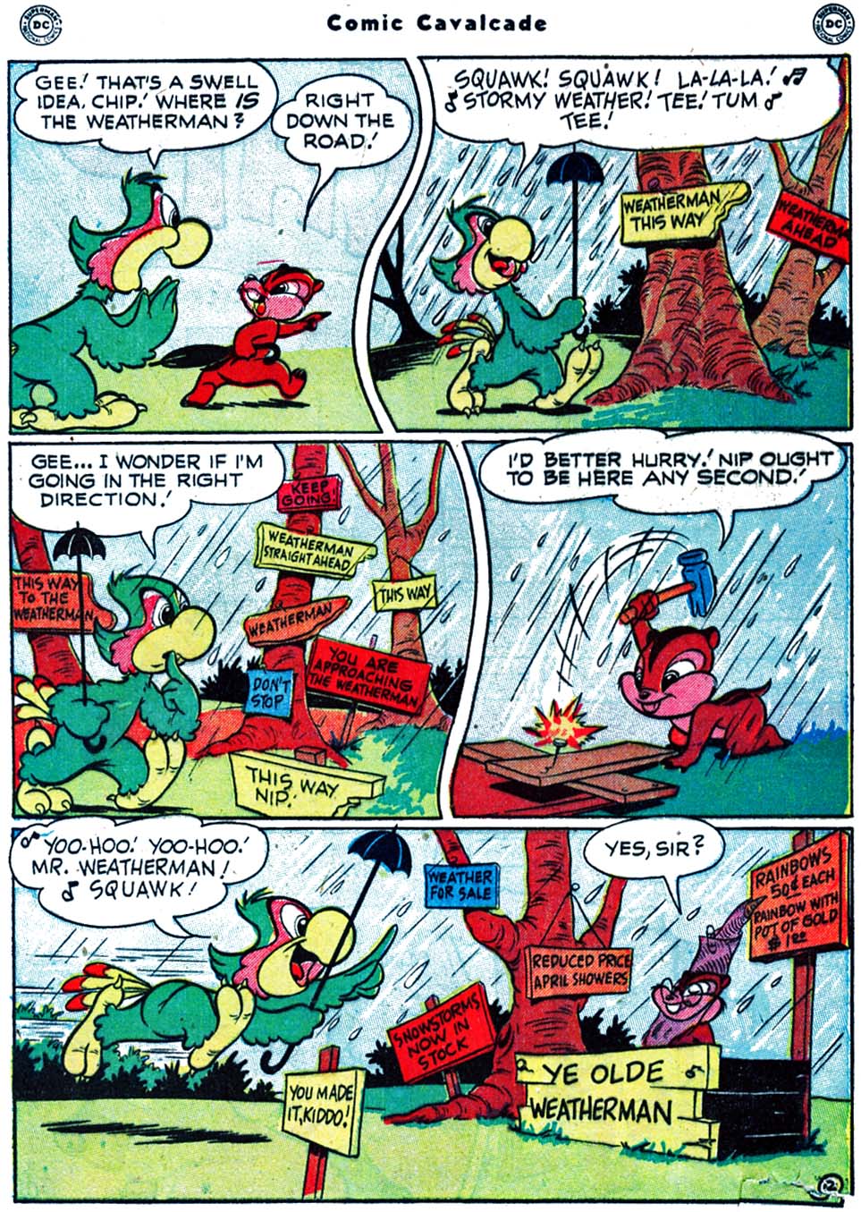 Read online Comic Cavalcade comic -  Issue #39 - 52