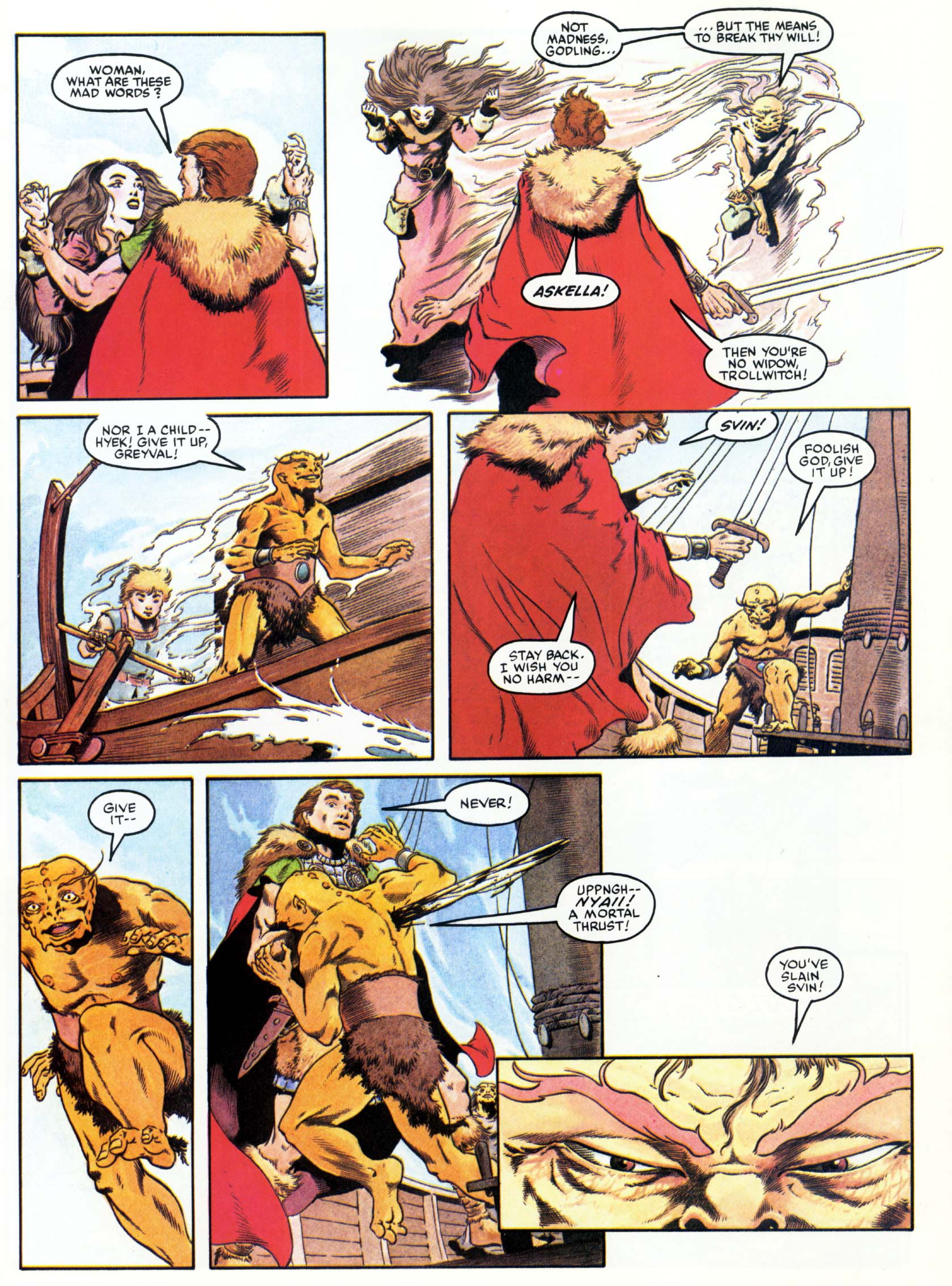 Read online Marvel Graphic Novel comic -  Issue #15 - The Raven Banner - 41