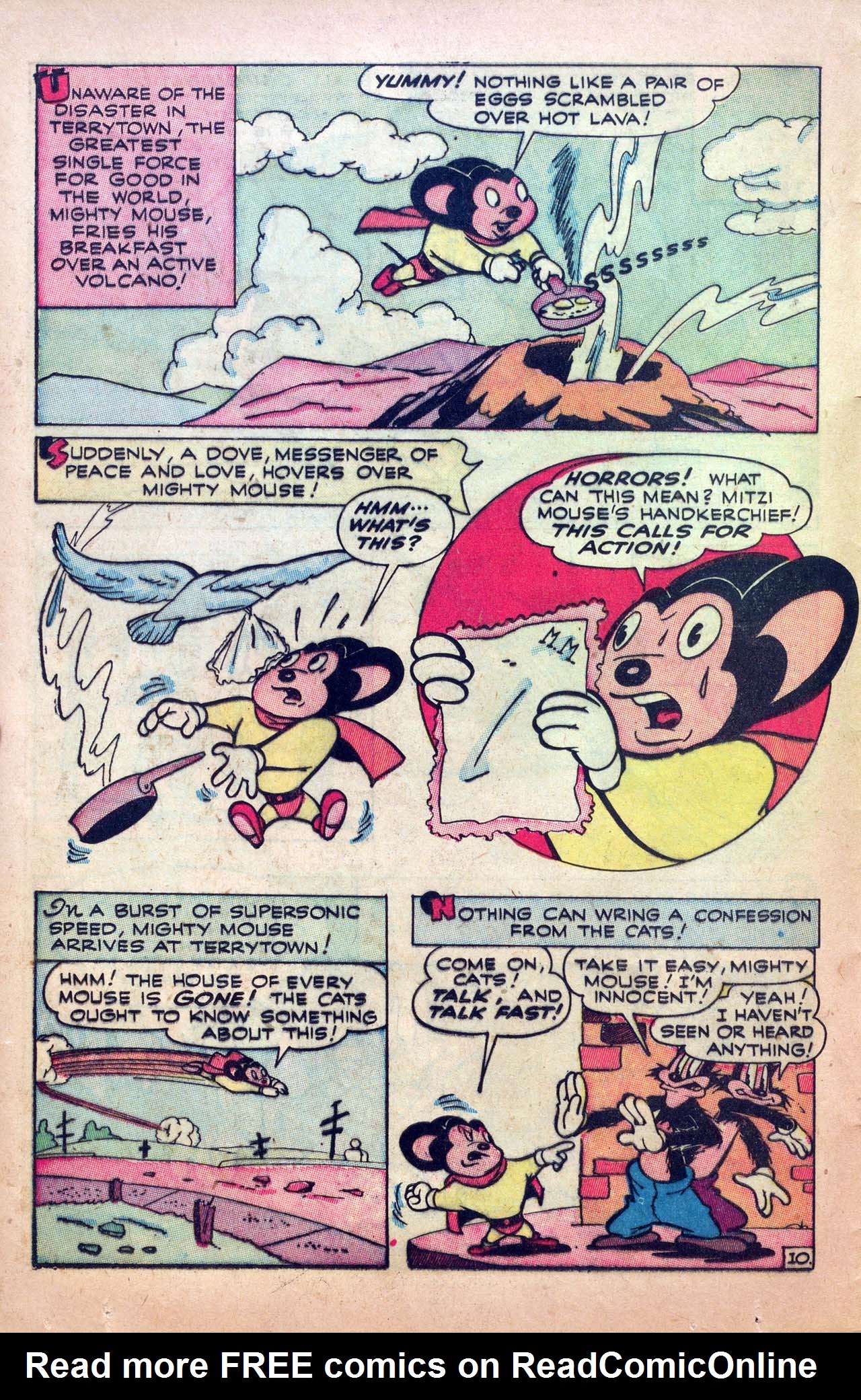 Read online Paul Terry's Mighty Mouse Comics comic -  Issue #4 - 12