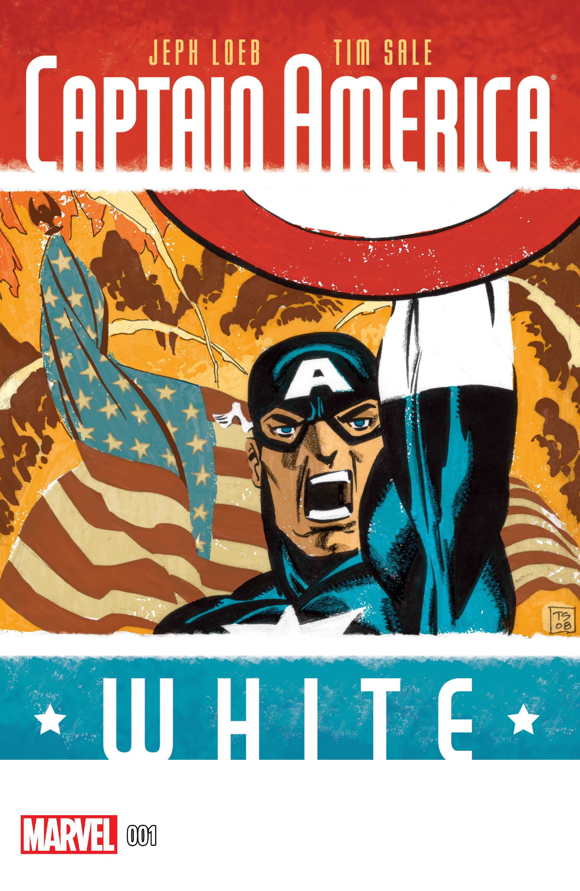 Read online Captain America: White comic -  Issue #1 - 1