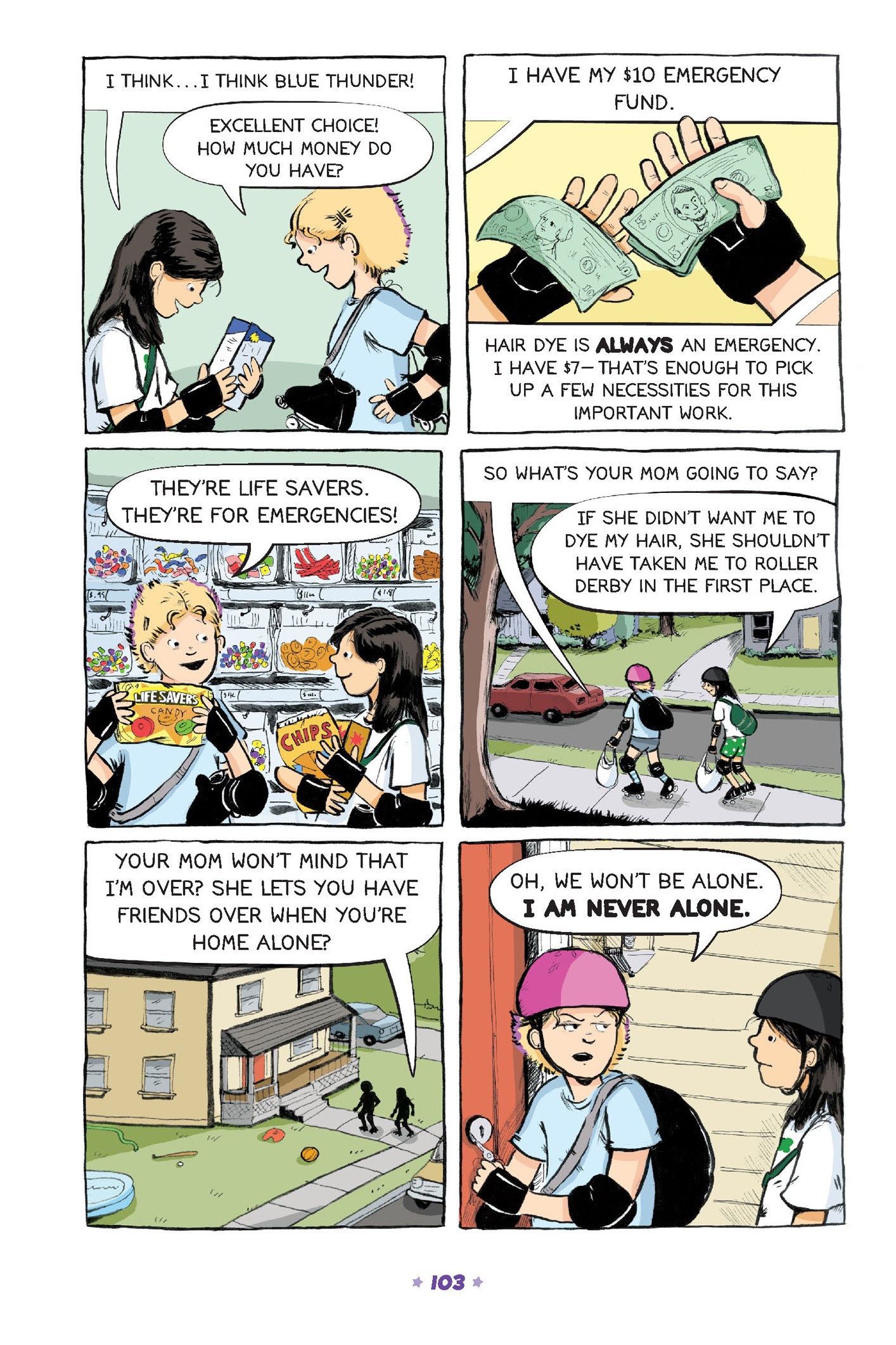 Read online Roller Girl comic -  Issue # TPB (Part 1) - 100