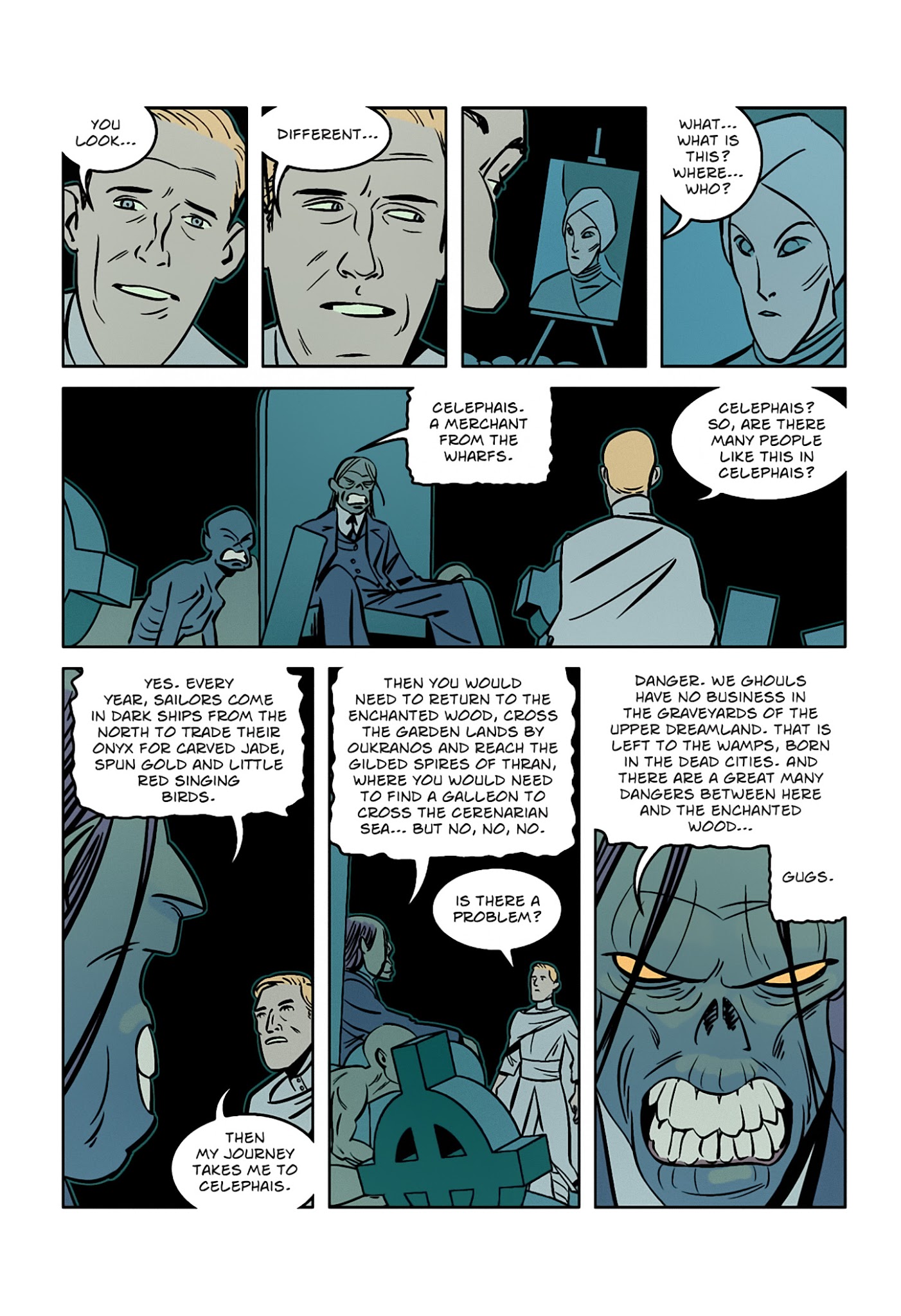 Read online The Dream-Quest of Unknown Kadath comic -  Issue # TPB - 77