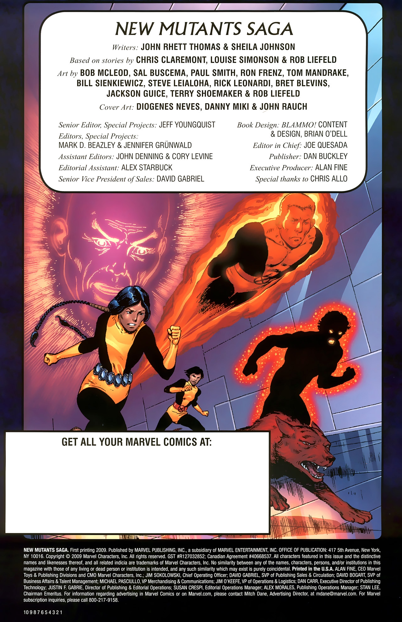 Read online New Mutants Saga comic -  Issue # Full - 2