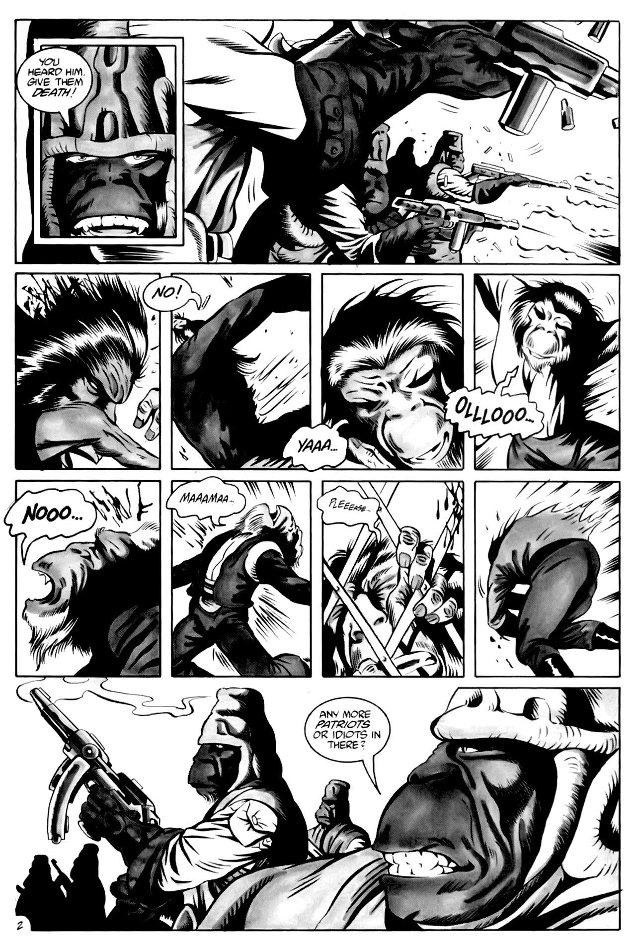 Read online Planet of the Apes (1990) comic -  Issue #3 - 4
