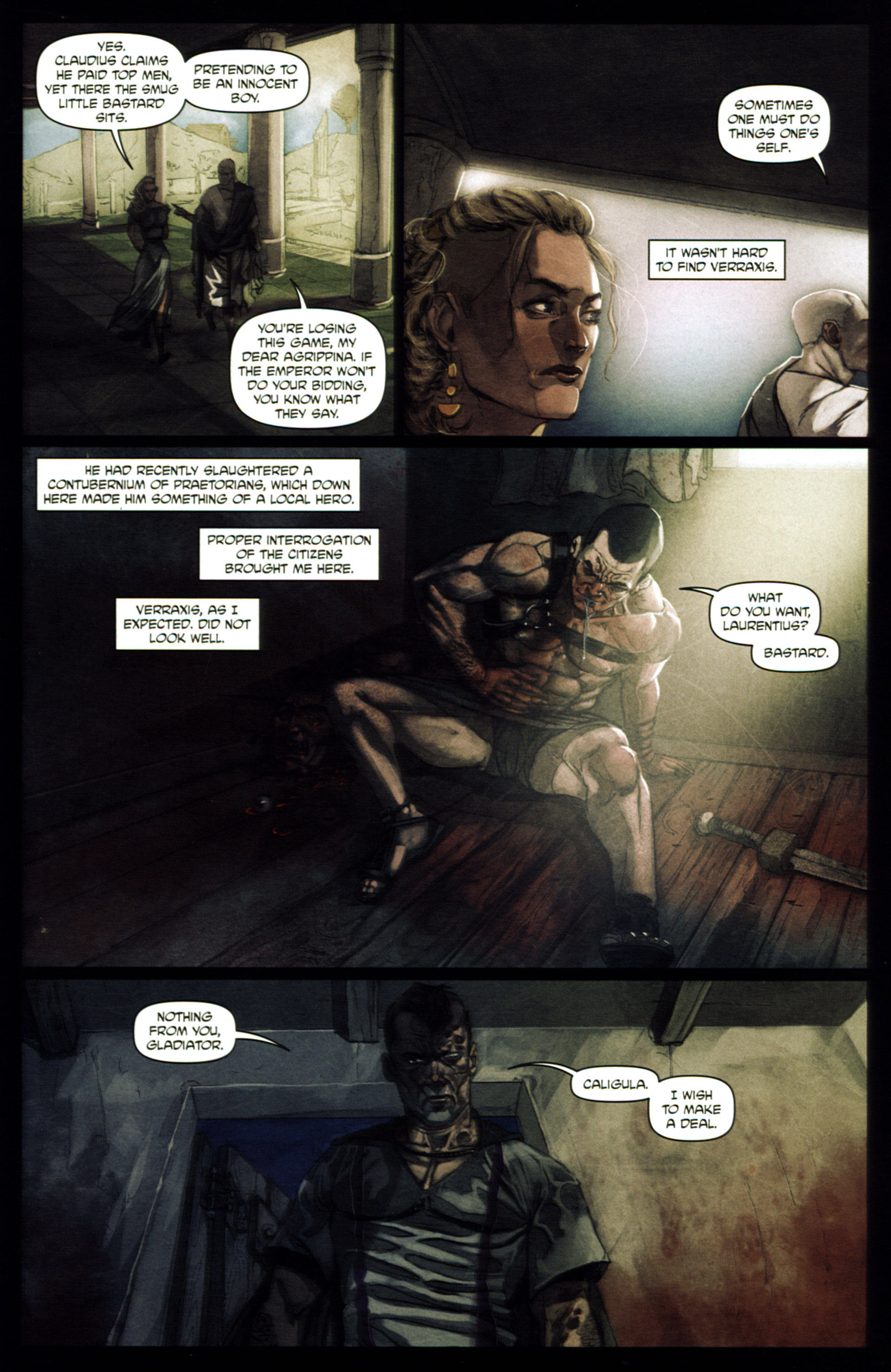 Read online Caligula: Heart of Rome comic -  Issue #6 - 7