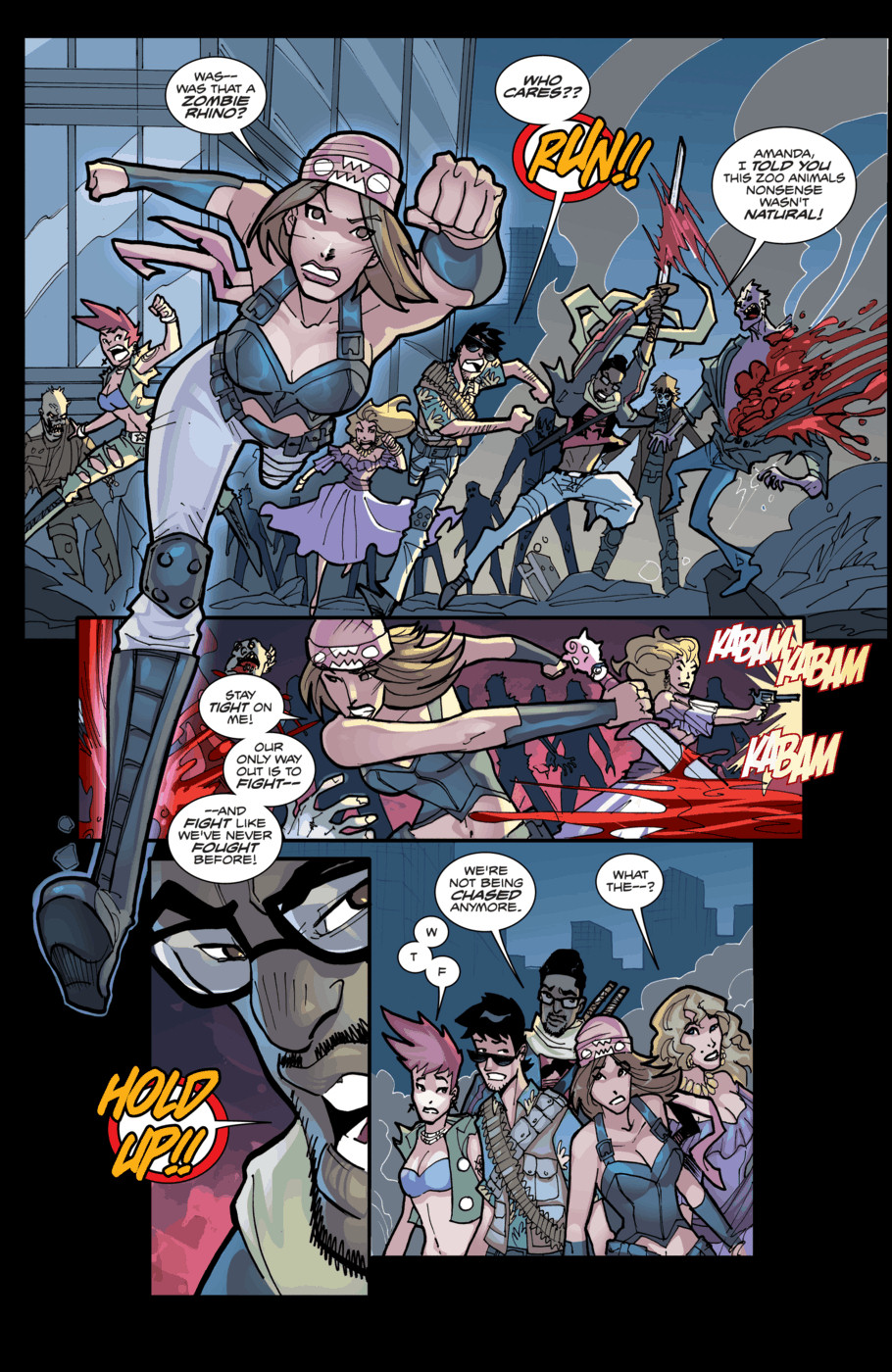 Read online Fanboys vs. Zombies comic -  Issue #6 - 18