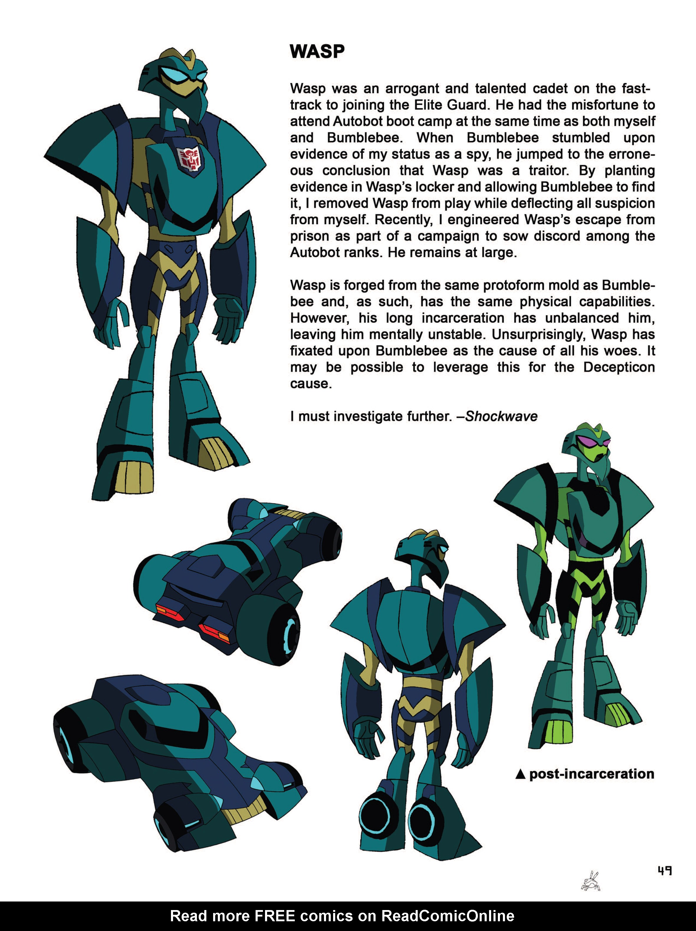 Read online Transformers Animated: The Allspark Almanac comic -  Issue # TPB 1 - 50