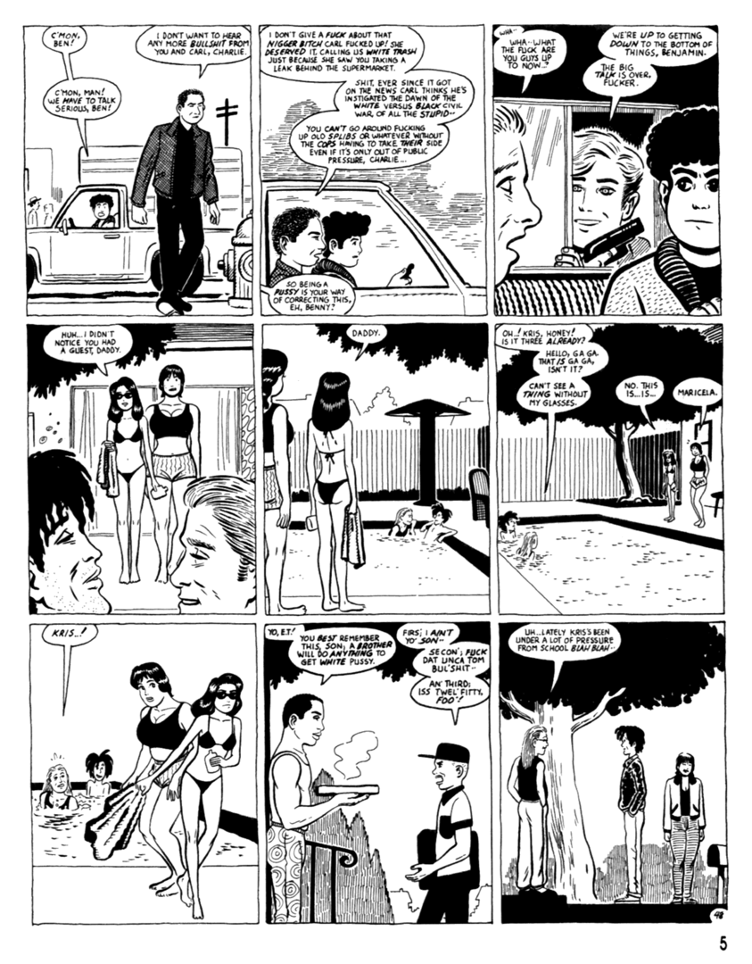 Read online Love and Rockets (1982) comic -  Issue #38 - 7