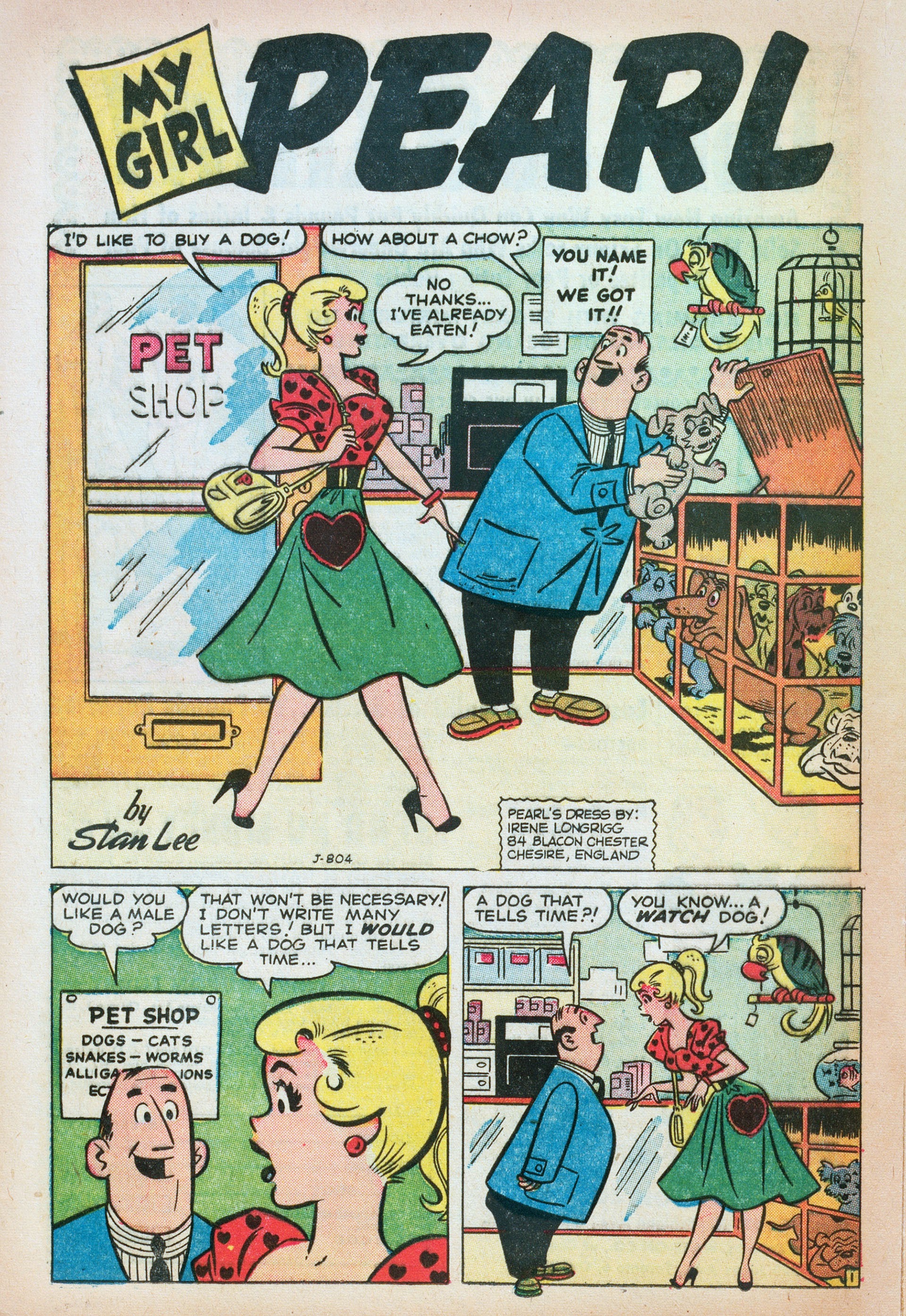 Read online Sherry the Showgirl (1956) comic -  Issue #1 - 20