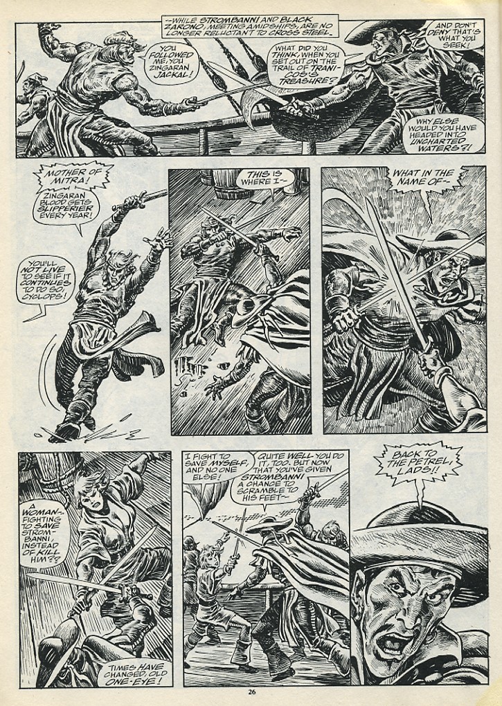 Read online The Savage Sword Of Conan comic -  Issue #196 - 28