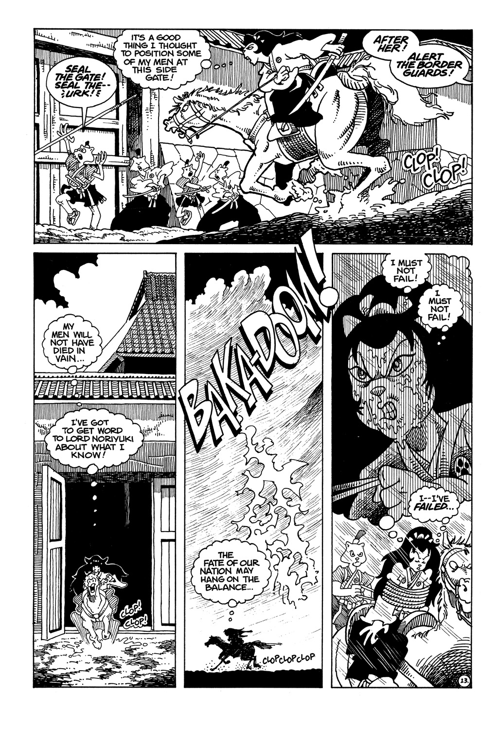 Read online Usagi Yojimbo (1987) comic -  Issue #13 - 14