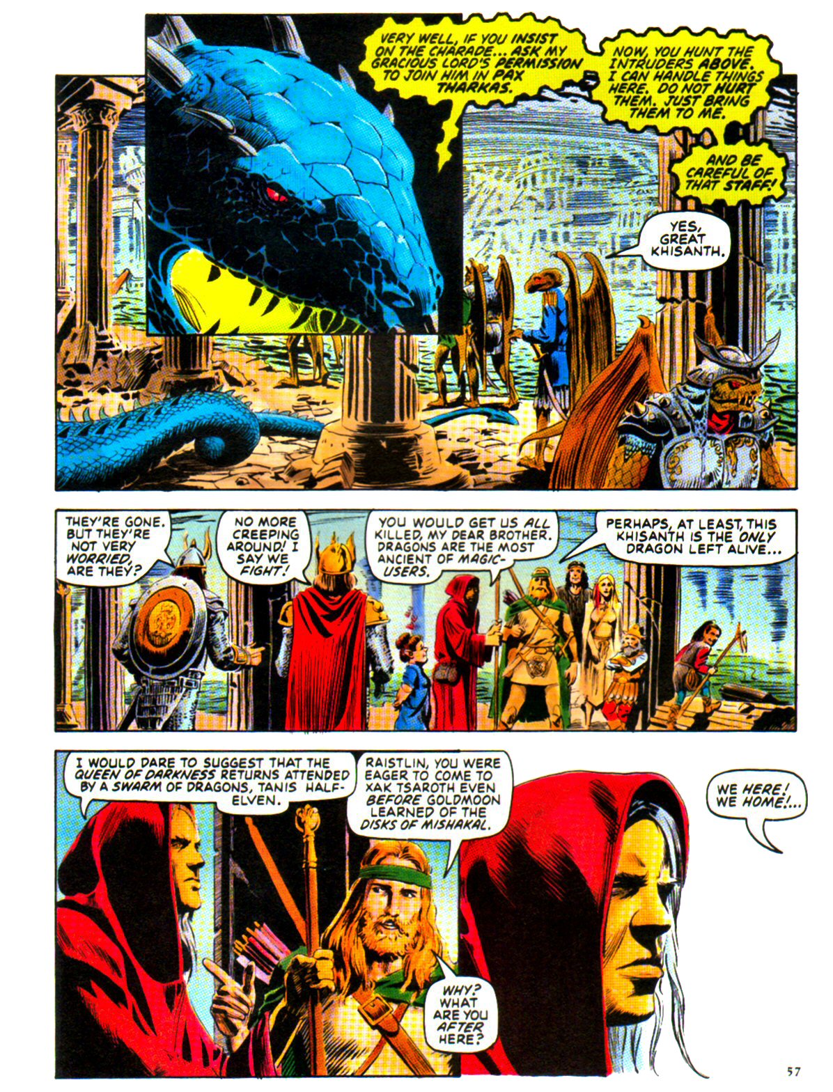 Read online Dragonlance Saga comic -  Issue #1 - 60