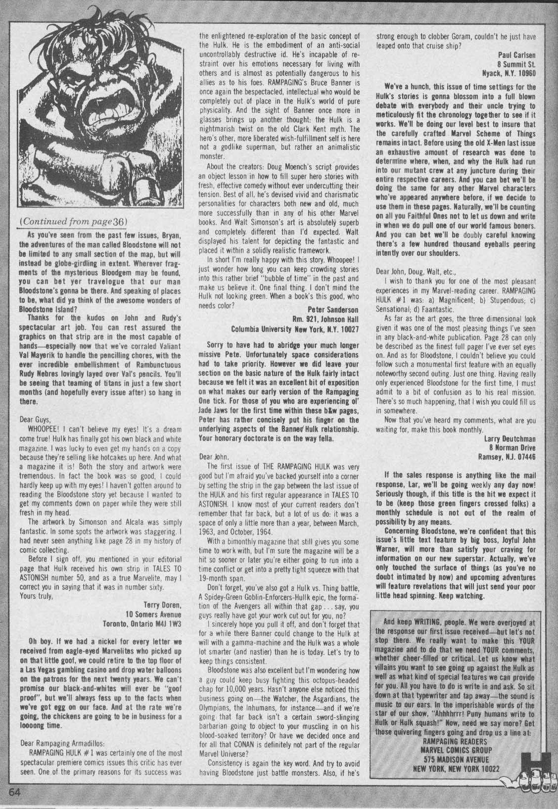 Read online The Rampaging Hulk comic -  Issue #3 - 63