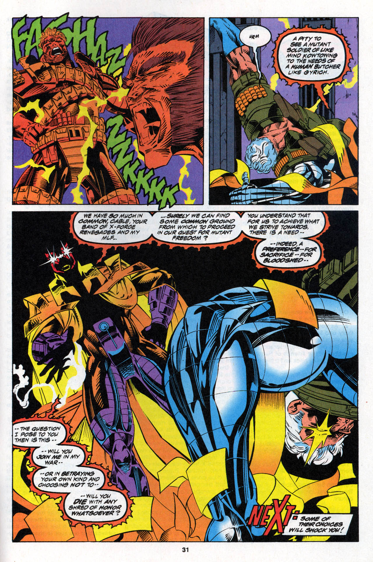 Read online X-Force (1991) comic -  Issue #27 - 31