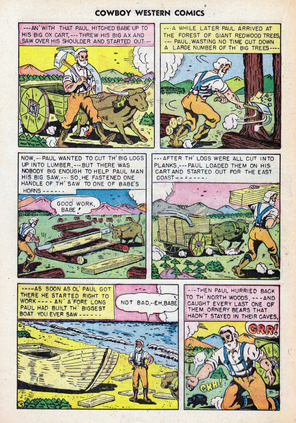 Read online Cowboy Western Comics (1948) comic -  Issue #24 - 16