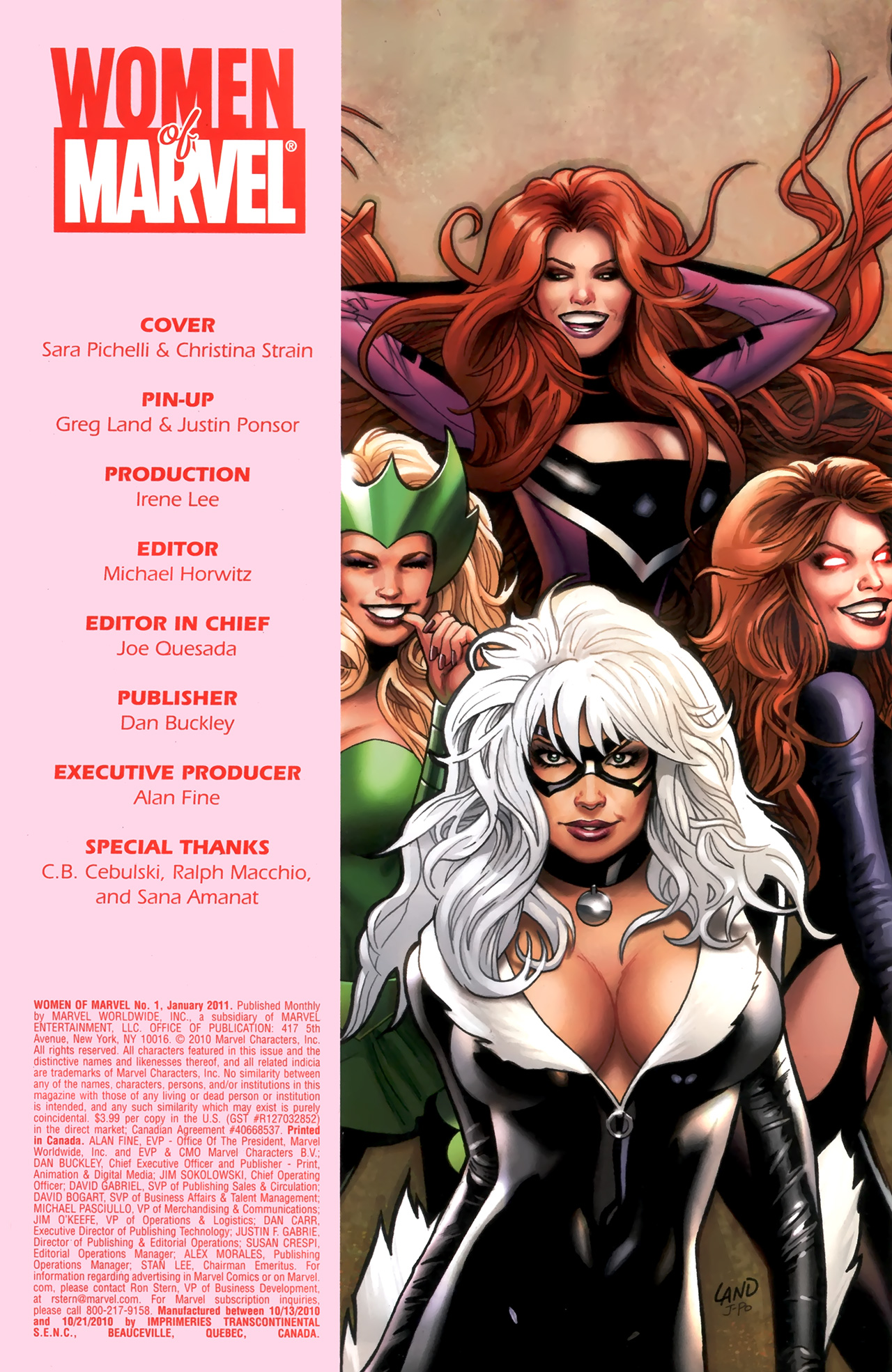 Read online Women of Marvel (2011) comic -  Issue #1 - 2