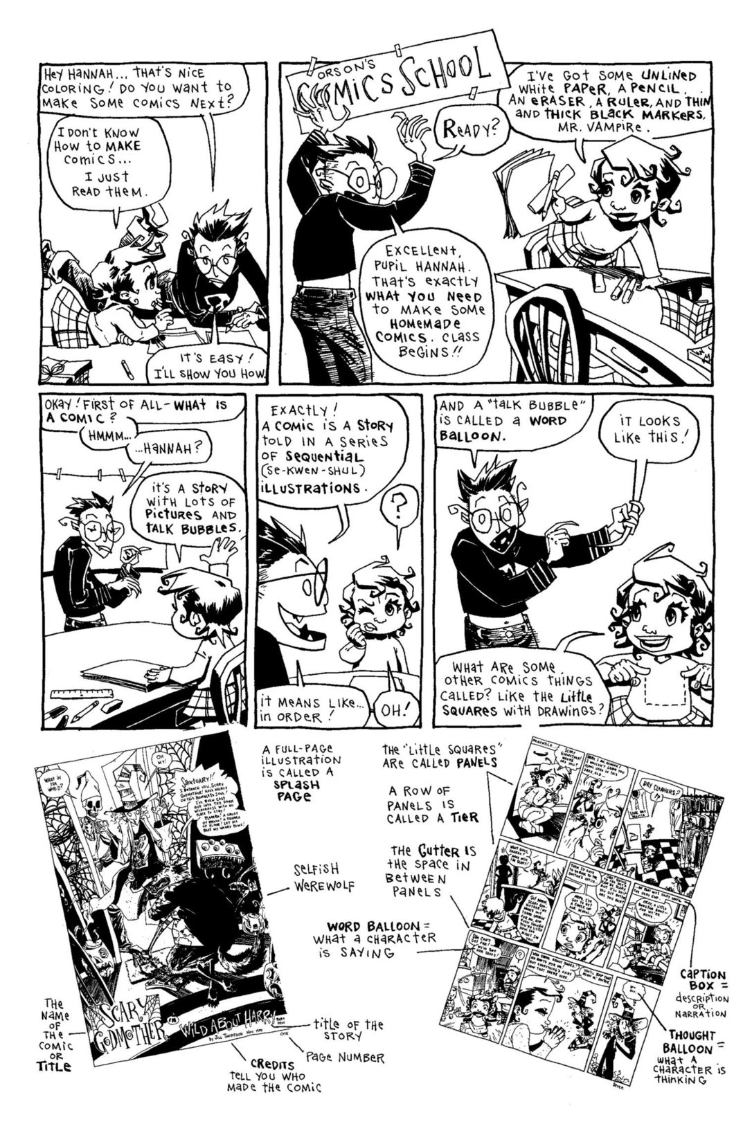 Read online Scary Godmother Comic Book Stories comic -  Issue # TPB - 278