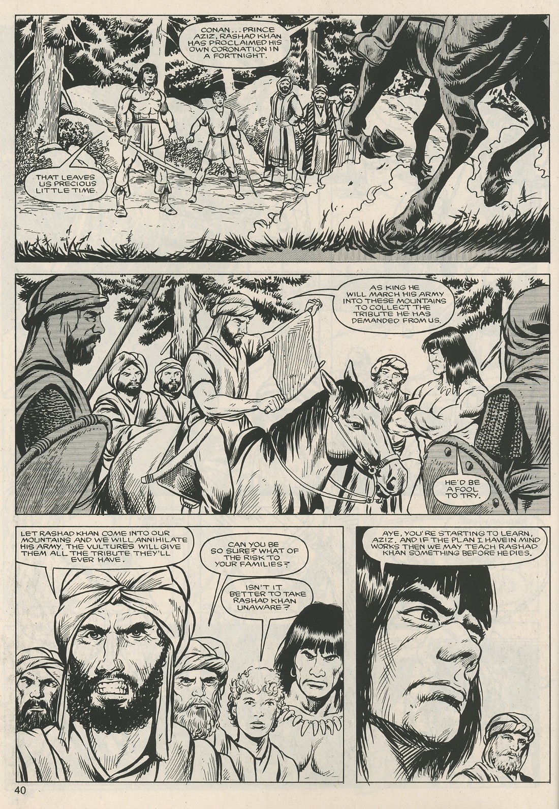 Read online The Savage Sword Of Conan comic -  Issue #124 - 40