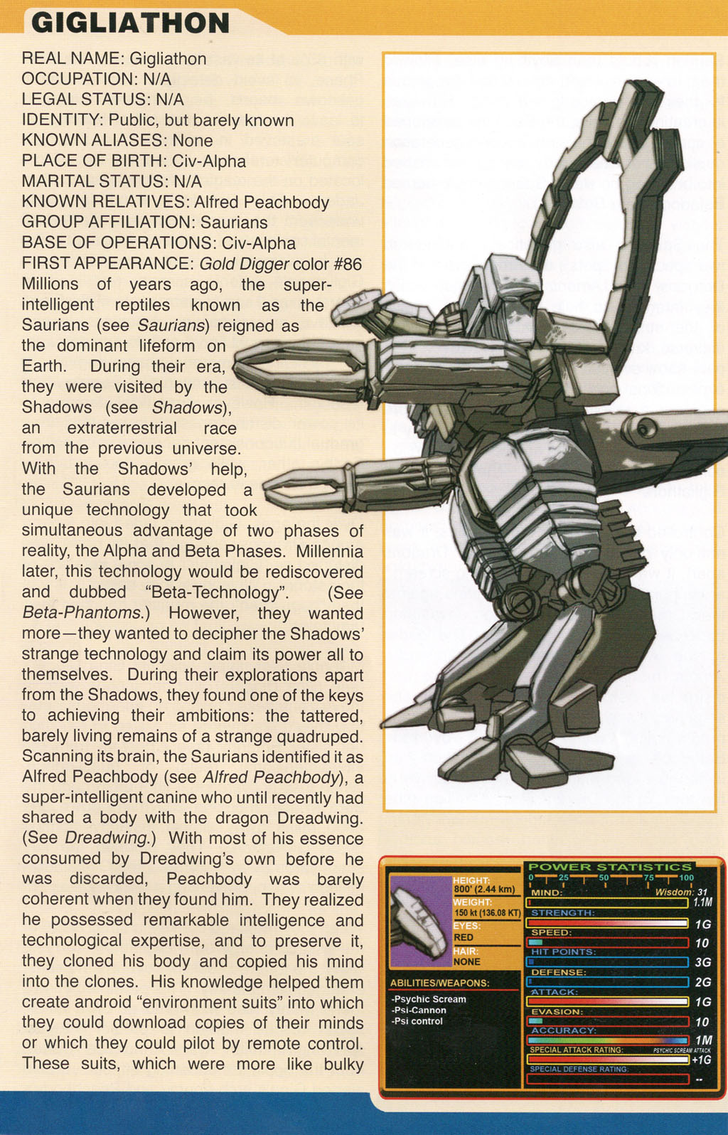 Read online Gold Digger Sourcebook: The Official Handbook of the GD Universe comic -  Issue #17 - 17