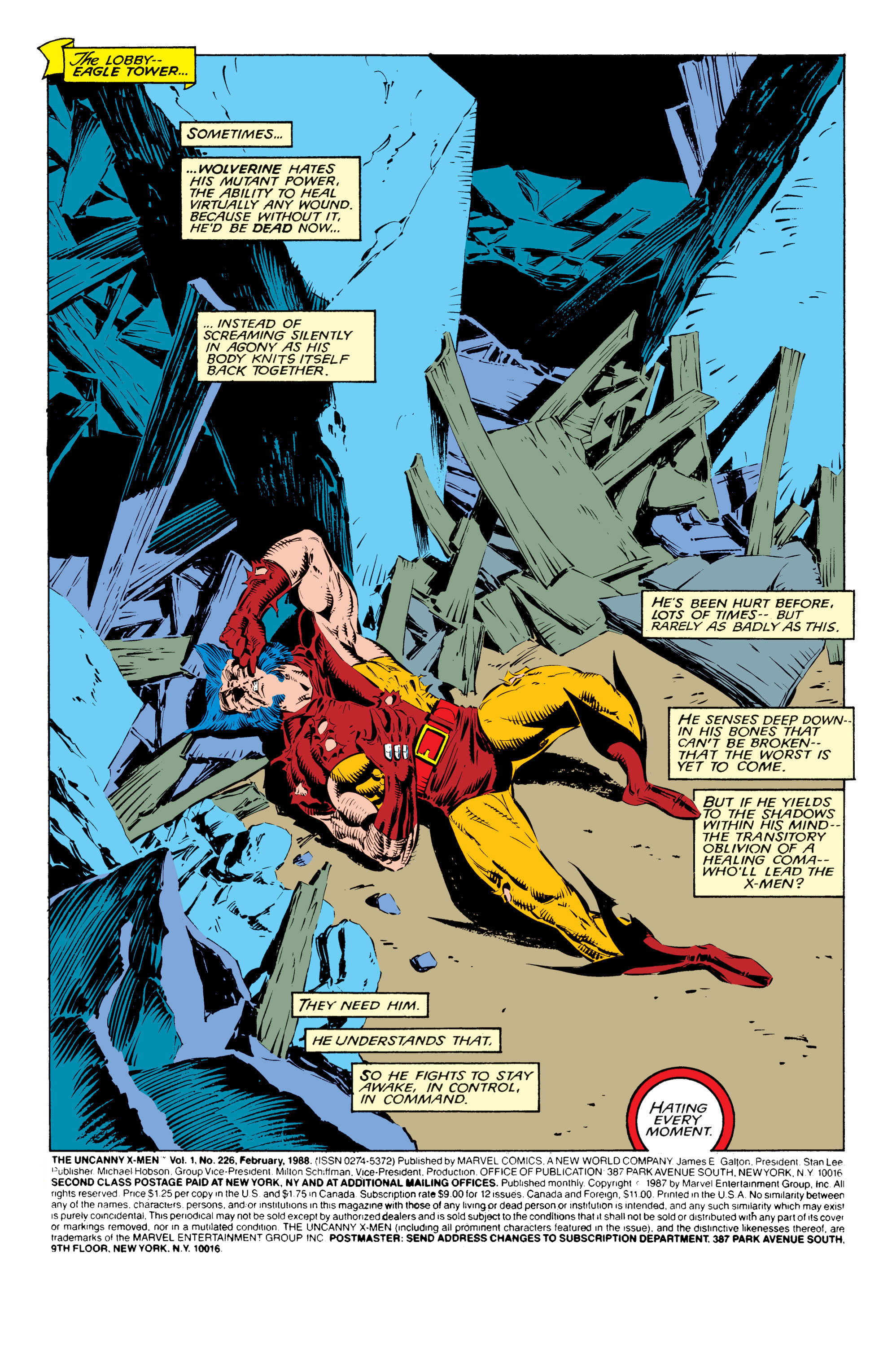 Read online Uncanny X-Men (1963) comic -  Issue #226 - 2