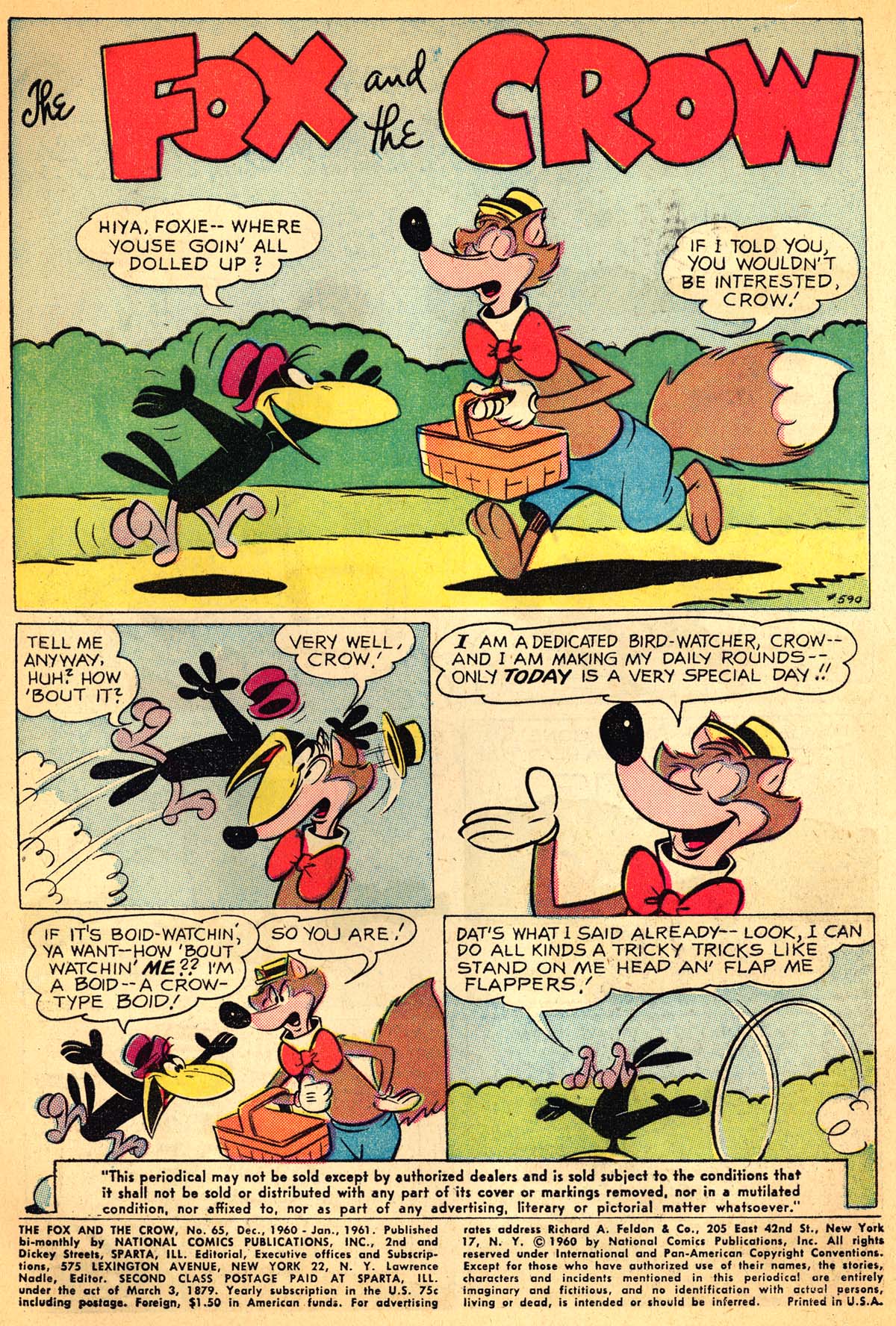 Read online The Fox and the Crow comic -  Issue #65 - 3