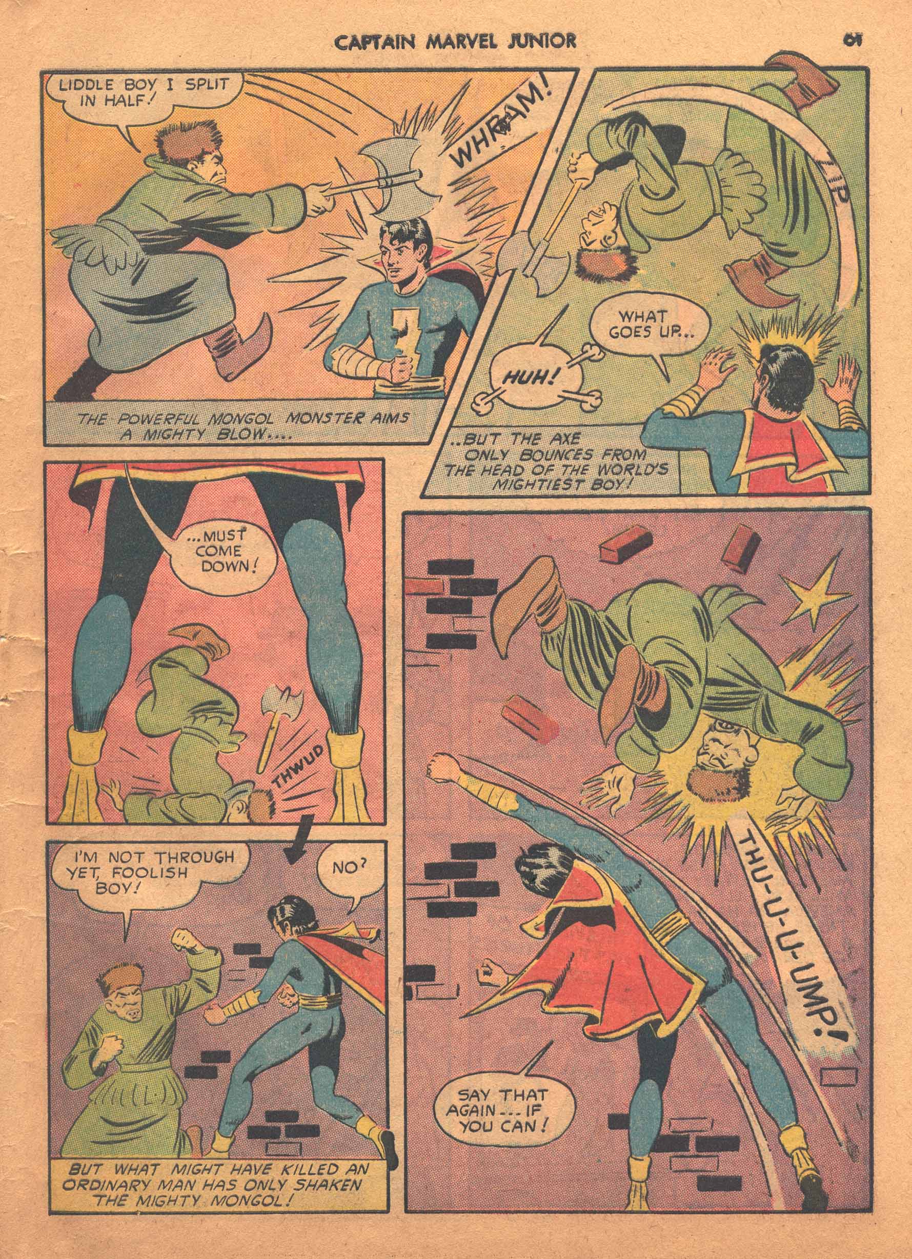 Read online Captain Marvel, Jr. comic -  Issue #8 - 61