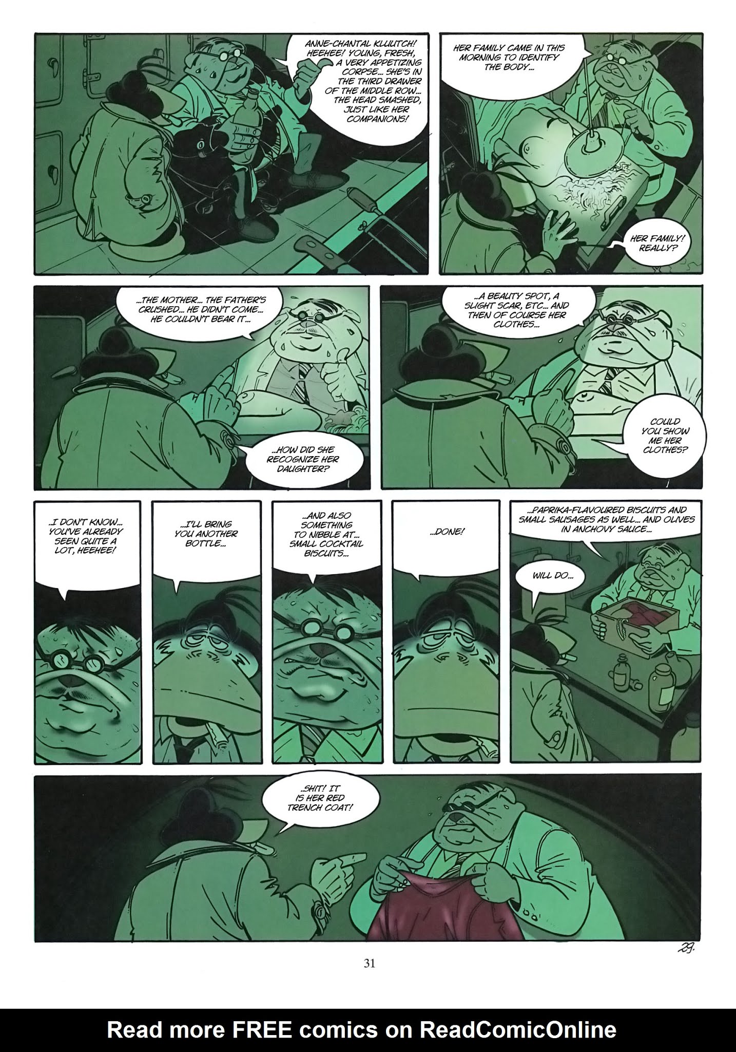 Read online Une enquête de l'inspecteur Canardo comic -  Issue #9 - 32