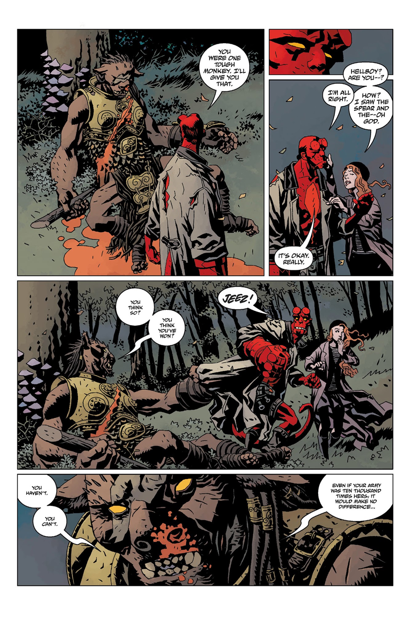 Read online Hellboy: The Storm And The Fury comic -  Issue # TPB - 49