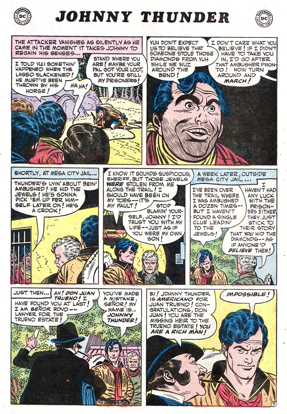Read online Johnny Thunder comic -  Issue #3 - 8