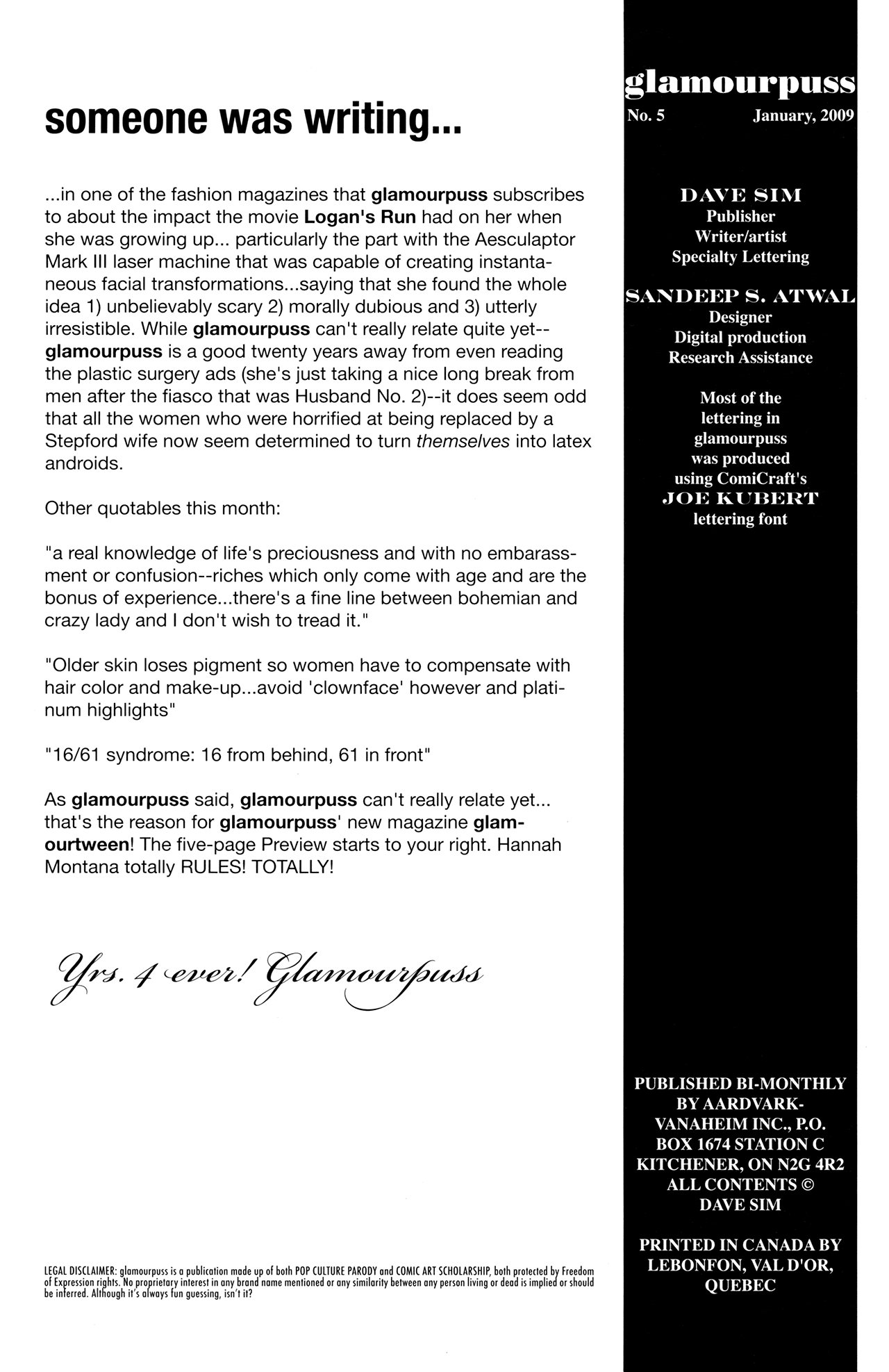 Read online Glamourpuss comic -  Issue #5 - 2