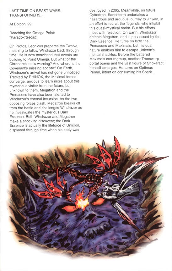 Read online Tales from the Transformers: Beast Wars: Reaching the Omega Point comic -  Issue # Full - 13