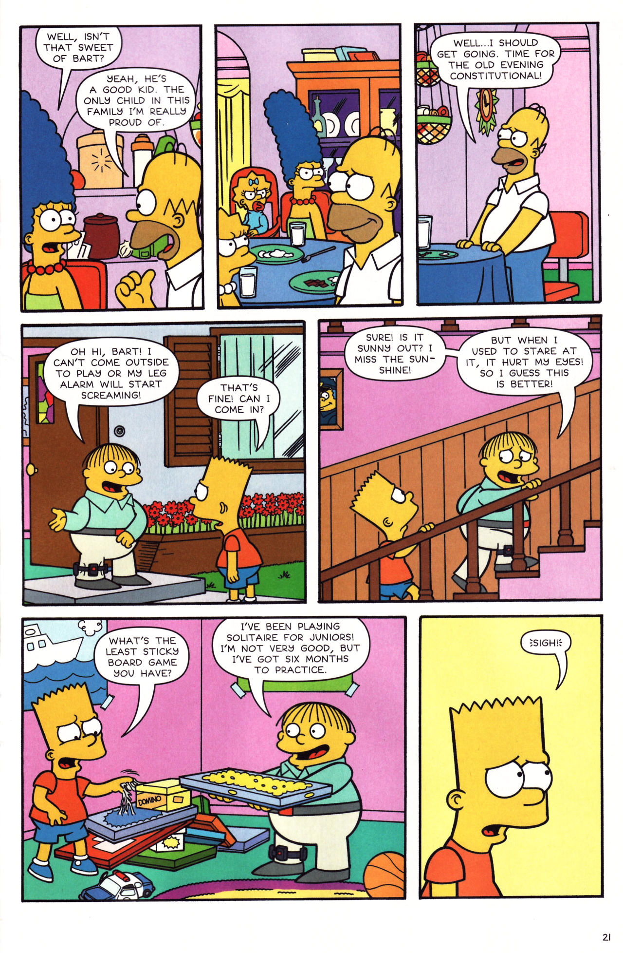 Read online Simpsons Comics comic -  Issue #136 - 16