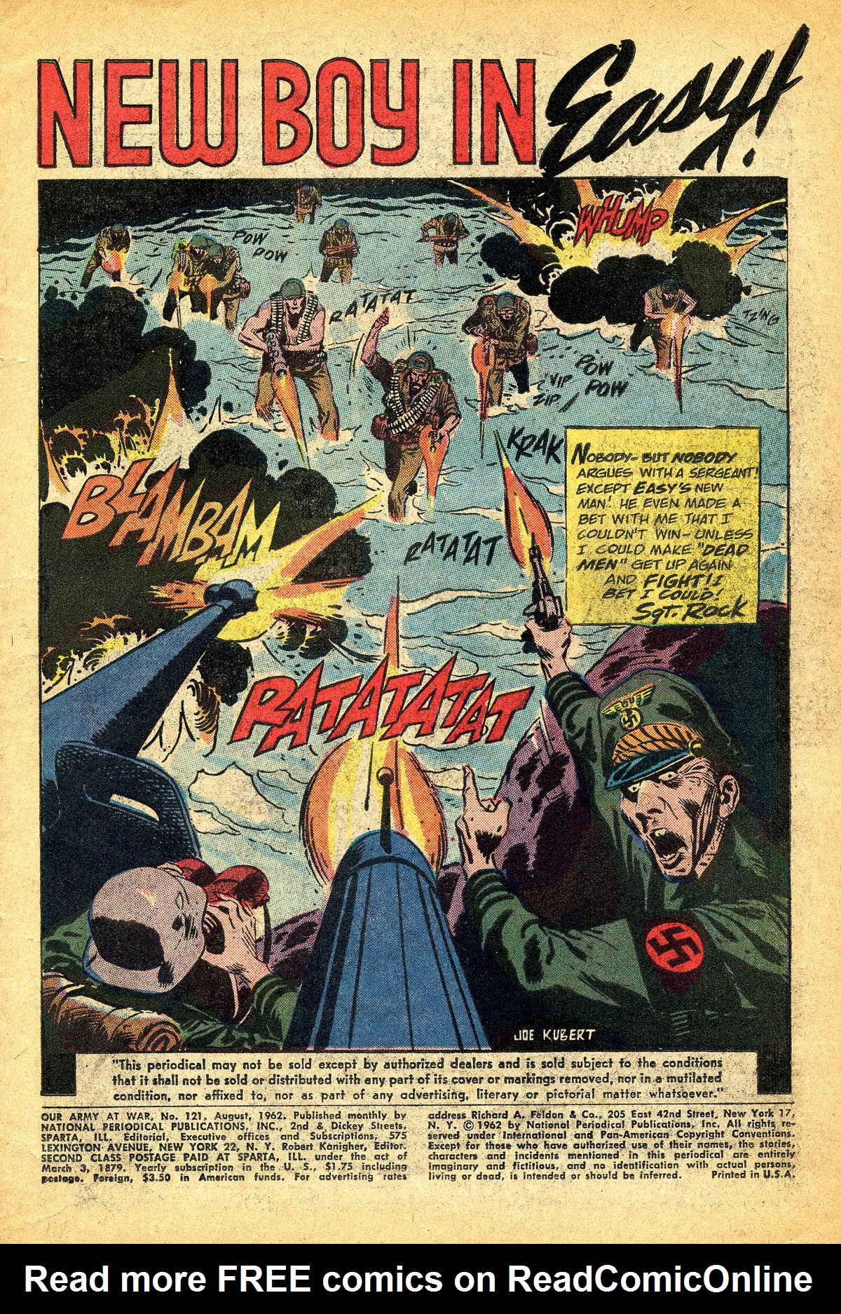 Read online Our Army at War (1952) comic -  Issue #121 - 3