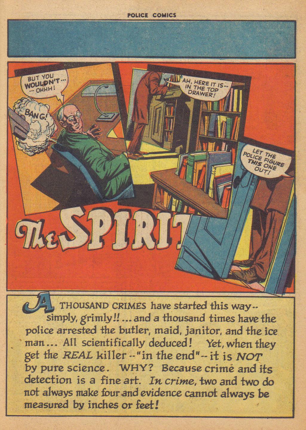 Read online Police Comics comic -  Issue #54 - 51
