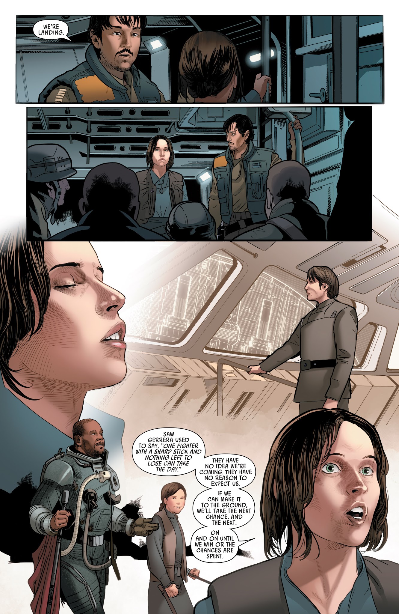 Read online Star Wars: Rogue One Adaptation comic -  Issue #5 - 5