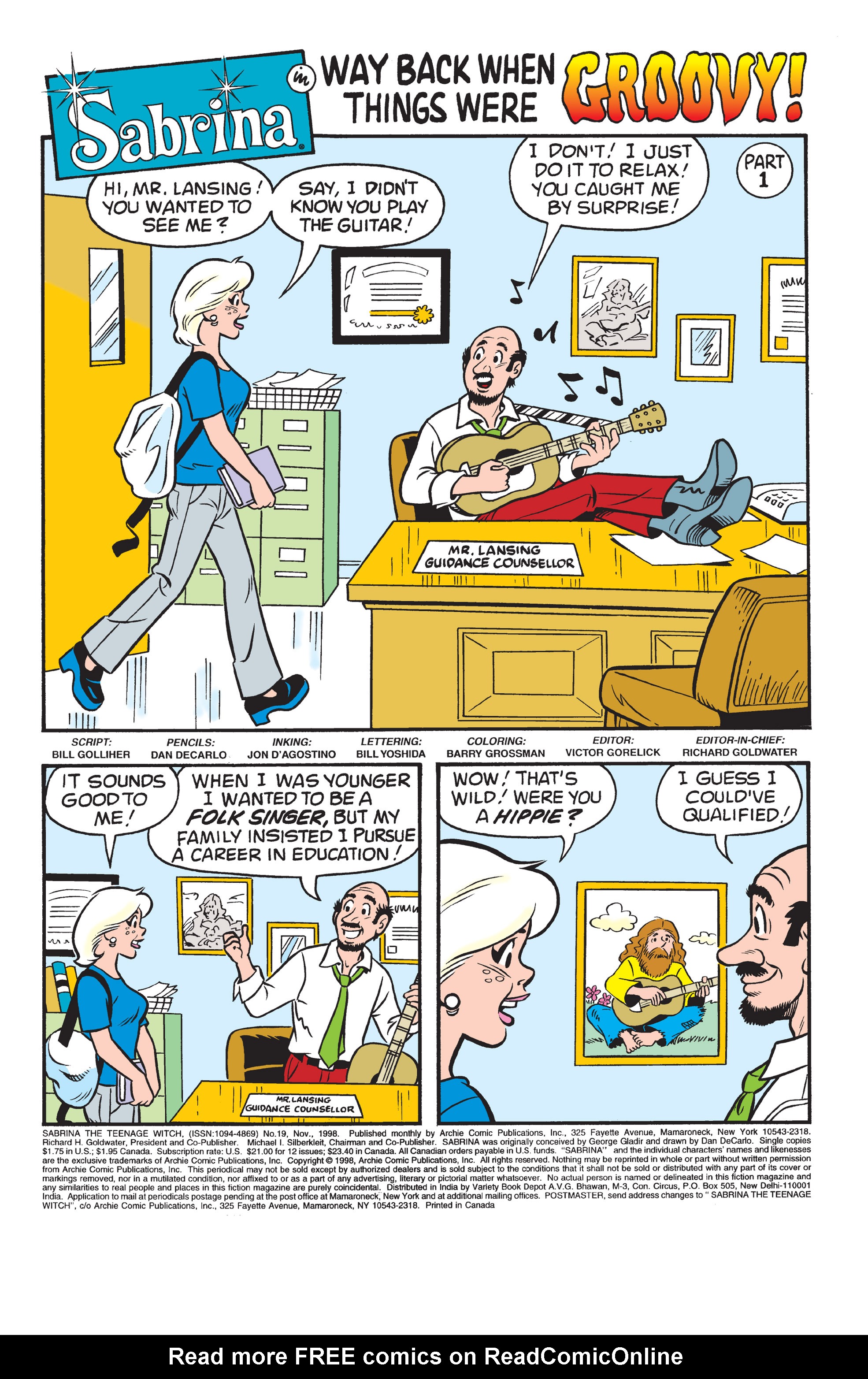 Read online Sabrina the Teenage Witch (1997) comic -  Issue #19 - 2