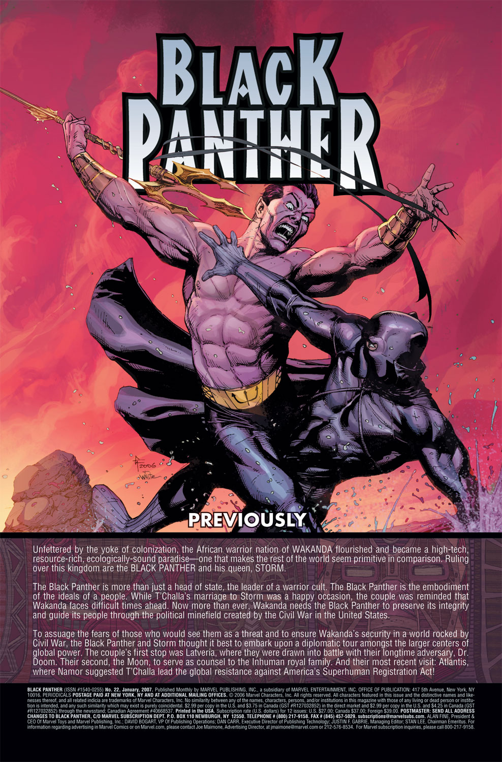 Read online Black Panther (2005) comic -  Issue #22 - 3