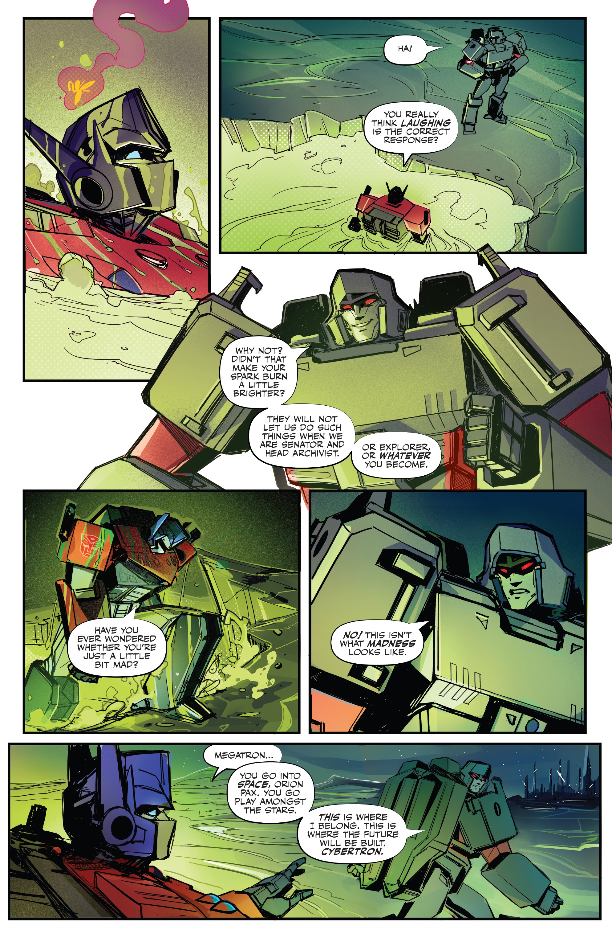 Read online Transformers (2019) comic -  Issue #6 - 22
