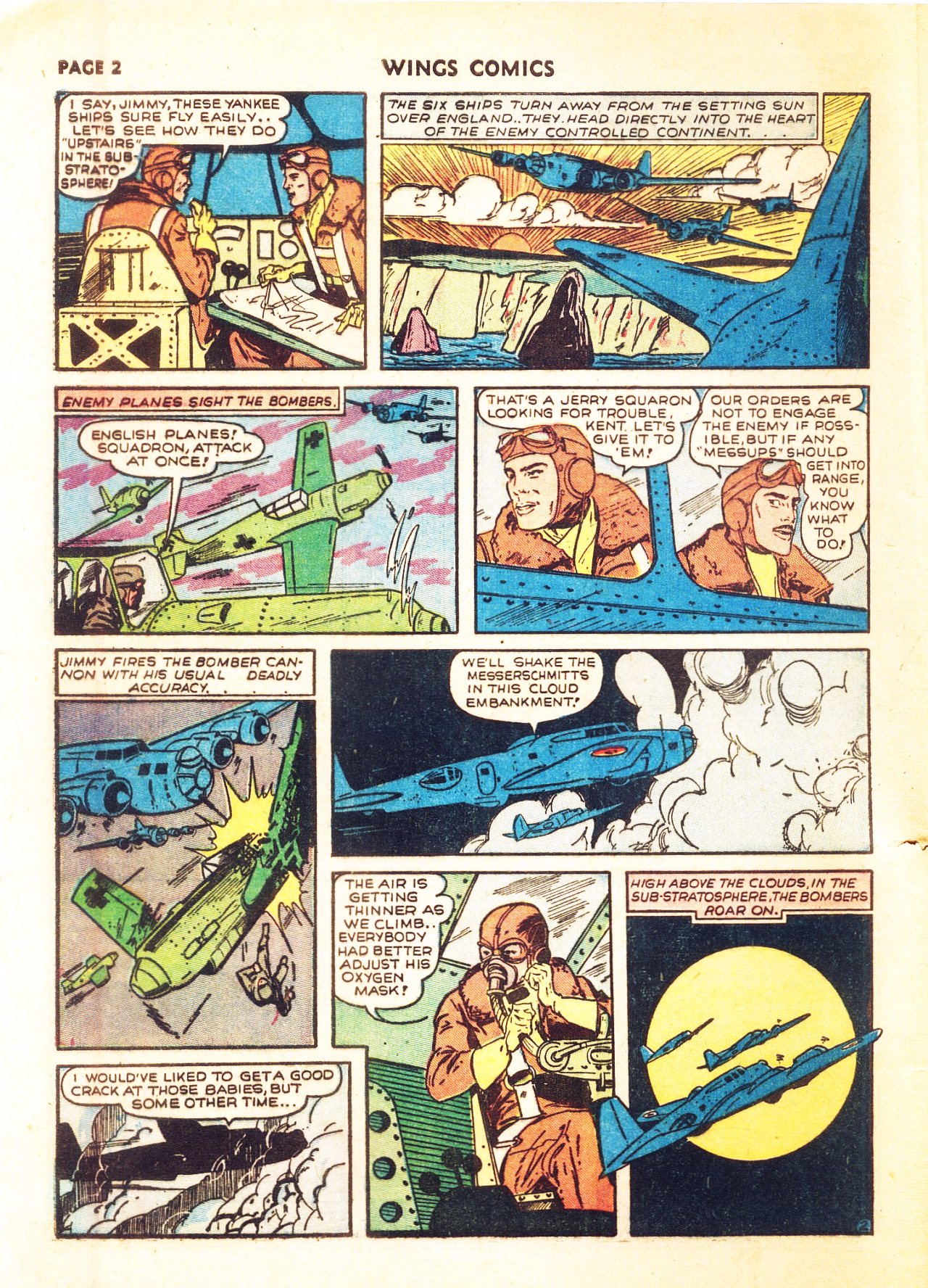 Read online Wings Comics comic -  Issue #8 - 4