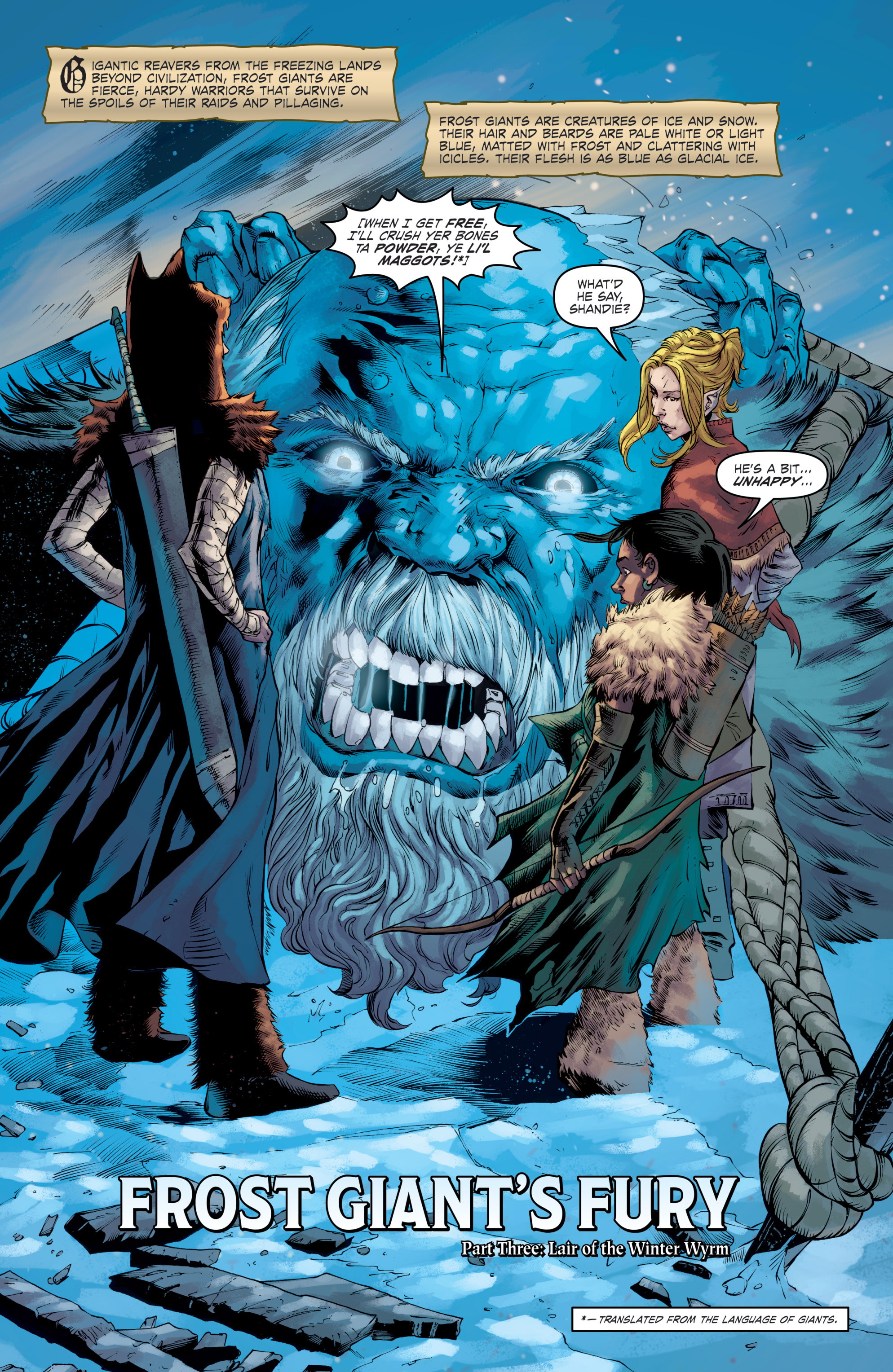 Read online Dungeons & Dragons: Frost Giant's Fury comic -  Issue #3 - 5