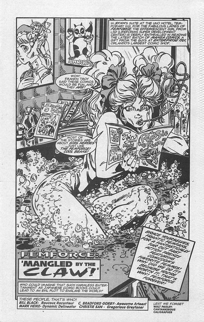 Read online Femforce comic -  Issue #96 - 3