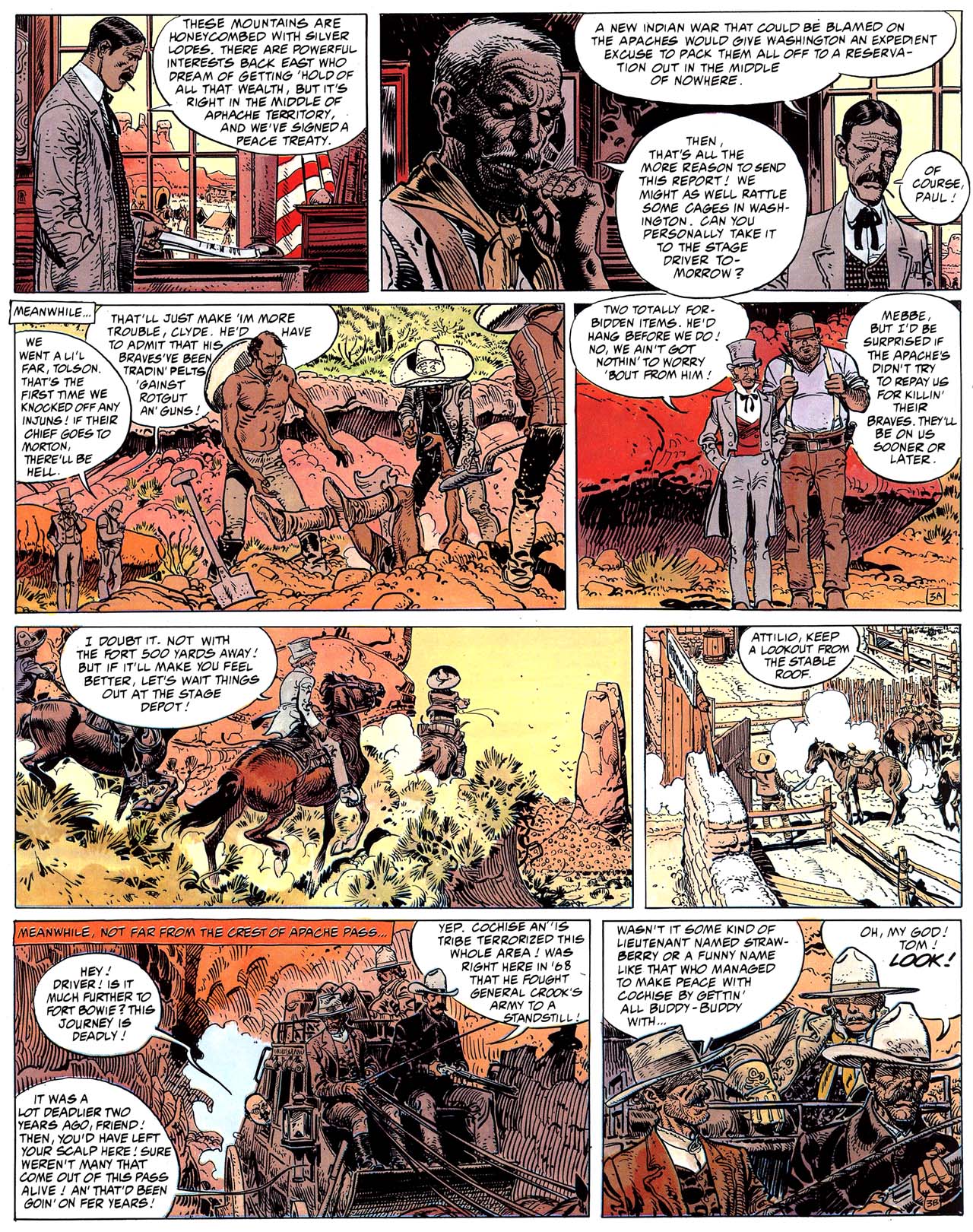 Read online Epic Graphic Novel: Blueberry comic -  Issue #3 - 54