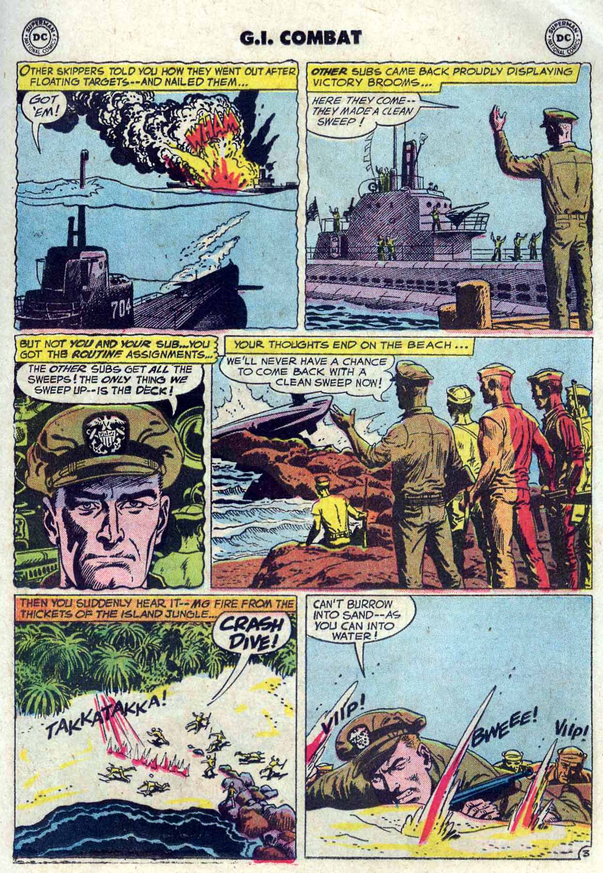 Read online G.I. Combat (1952) comic -  Issue #52 - 15