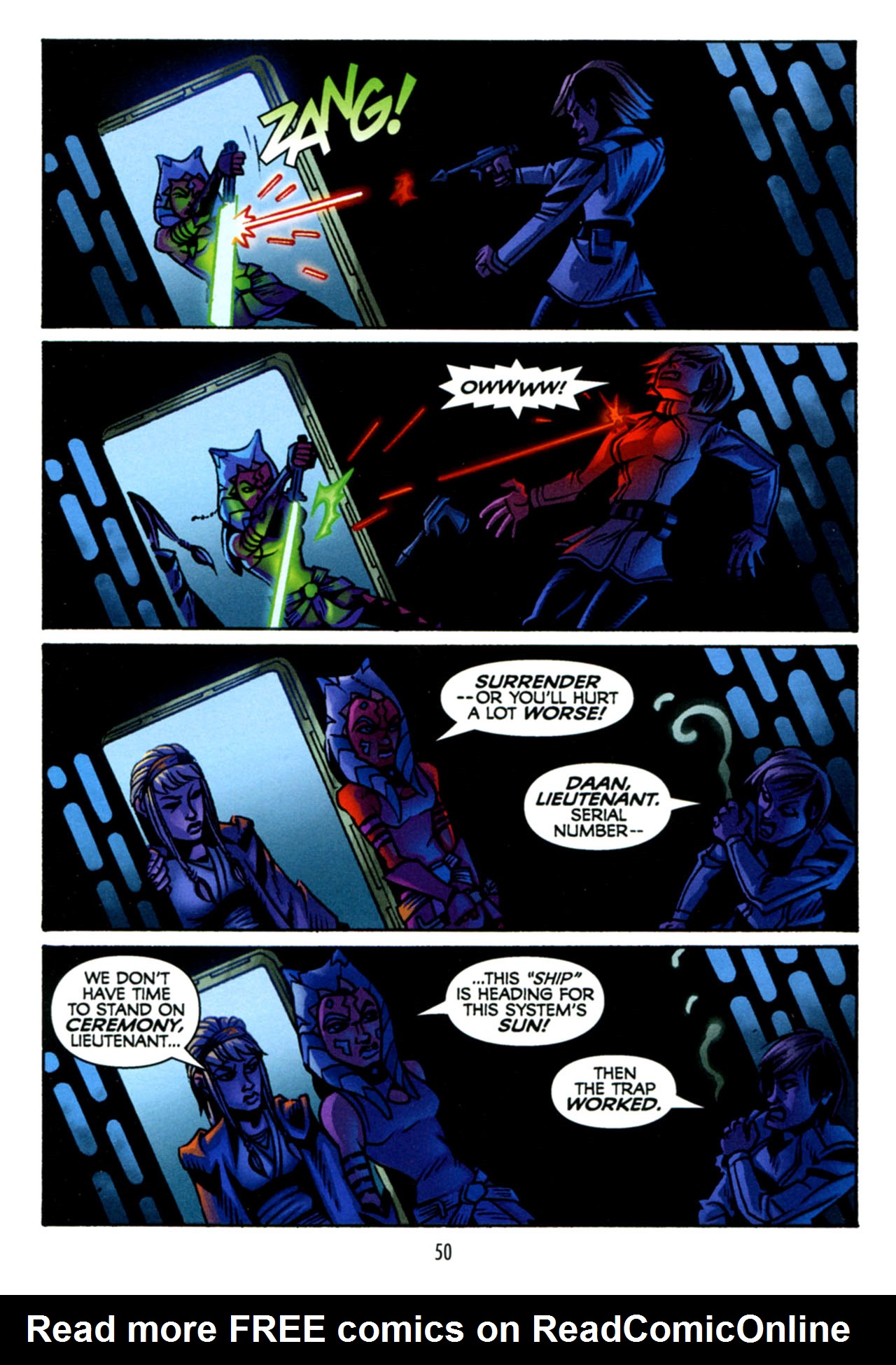 Read online Star Wars: The Clone Wars - The Starcrusher Trap comic -  Issue # Full - 51