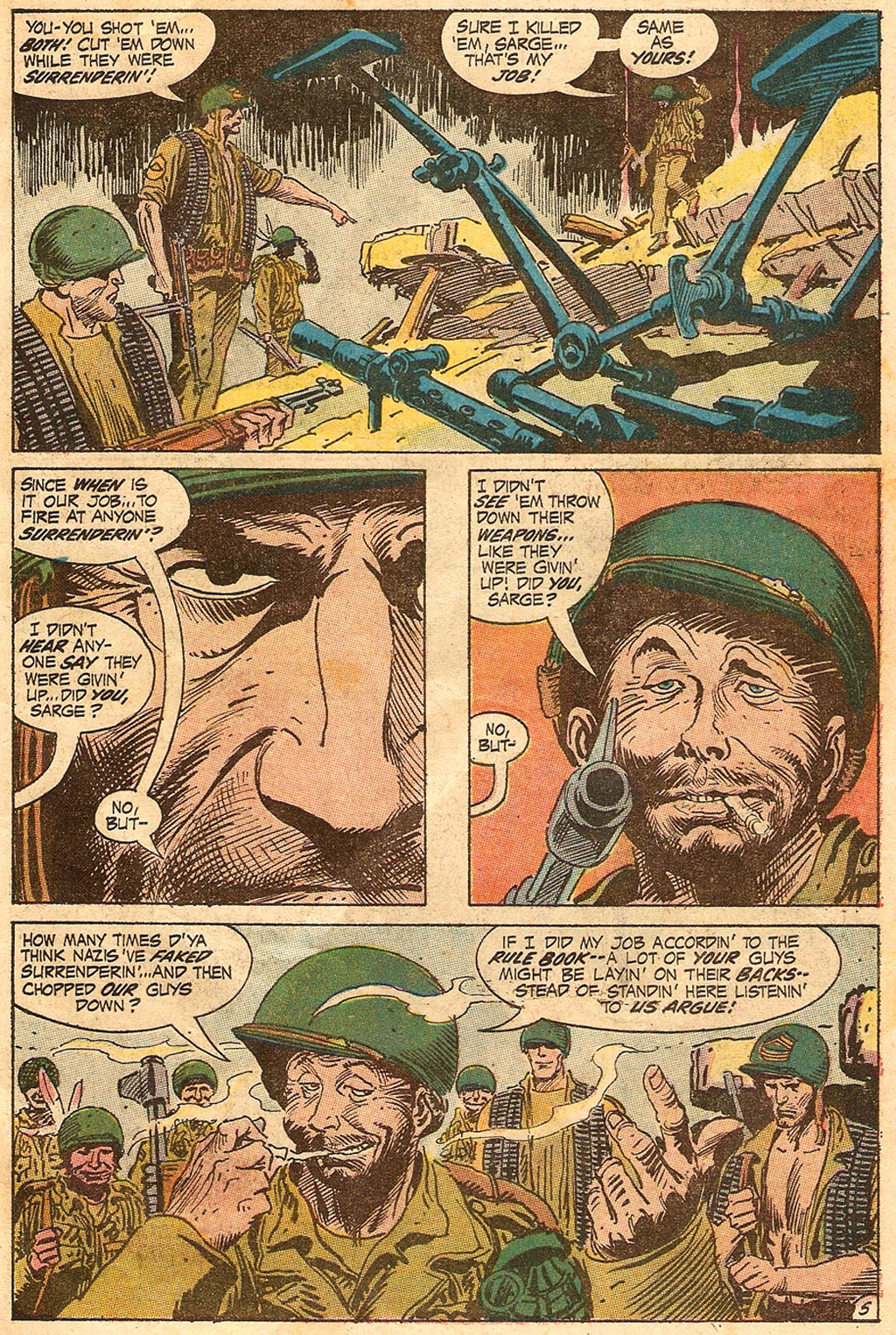 Read online Our Army at War (1952) comic -  Issue #233 - 6