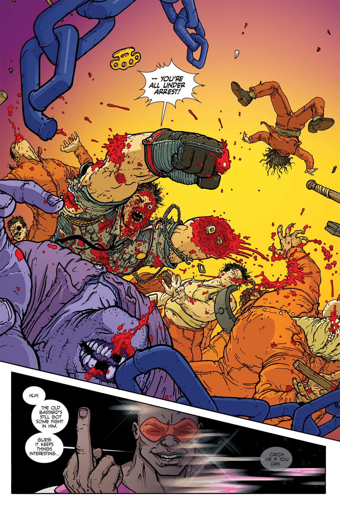Read online Officer Downe: Bigger, Better, Bastard Edition comic -  Issue # TPB - 37