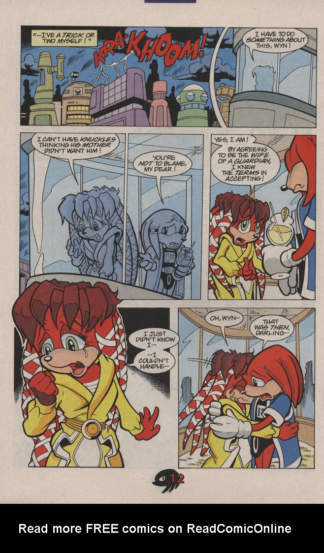 Read online Knuckles the Echidna comic -  Issue #7 - 20