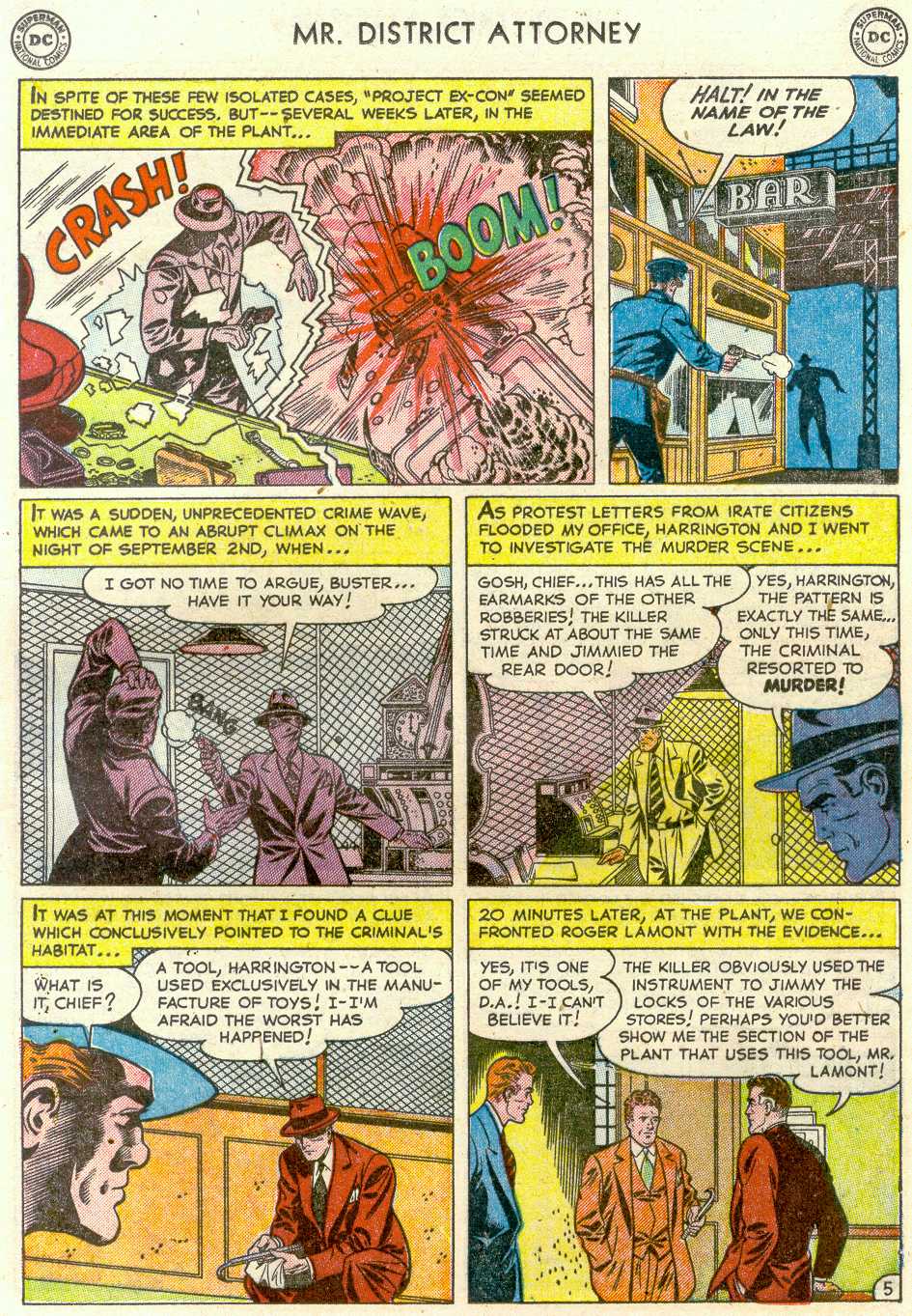 Read online Mr. District Attorney comic -  Issue #25 - 19